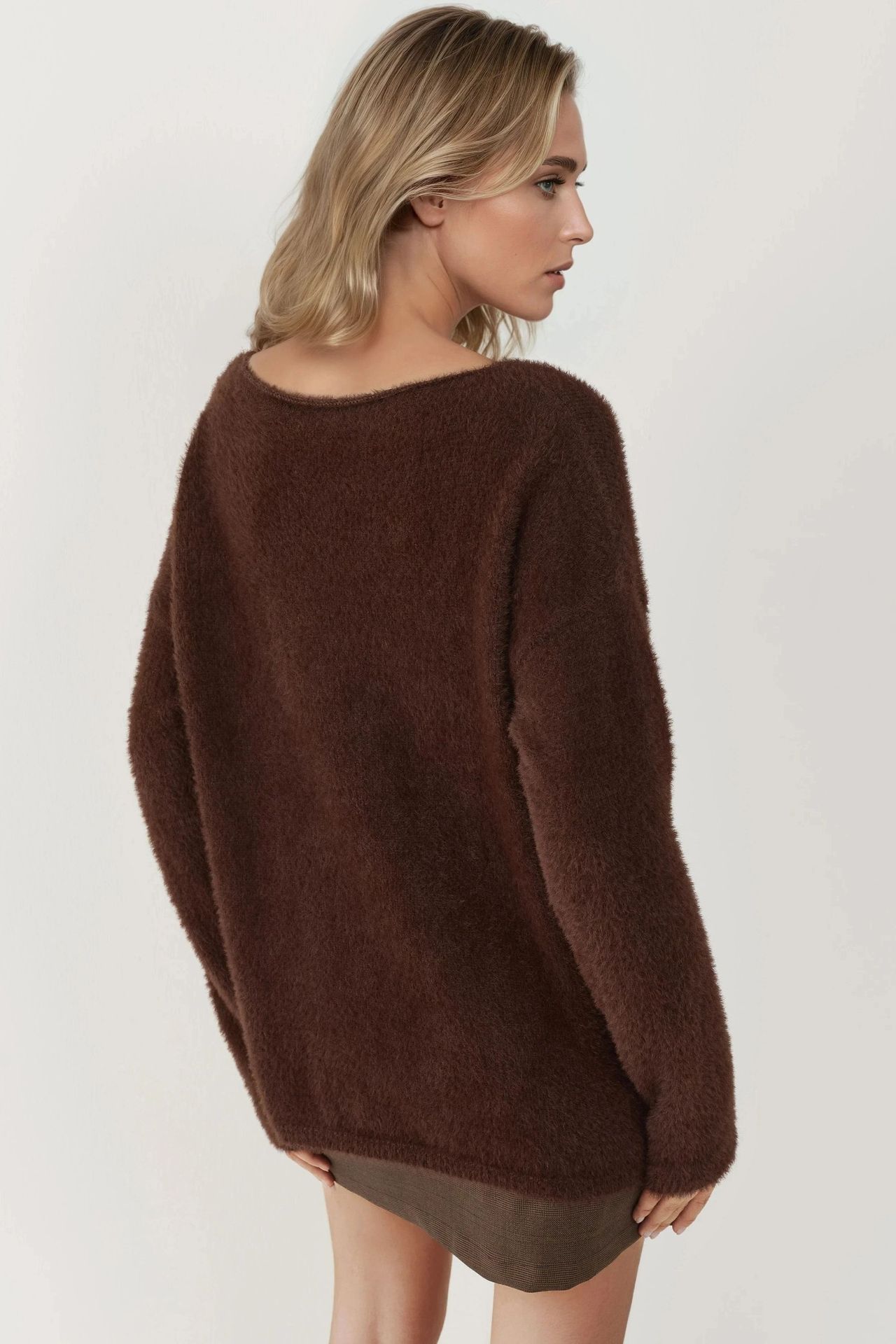 Boat Neck Relaxed Fit Jumper 3