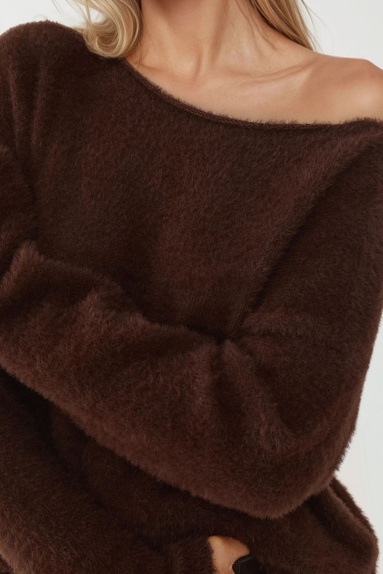 Boat Neck Relaxed Fit Jumper 4