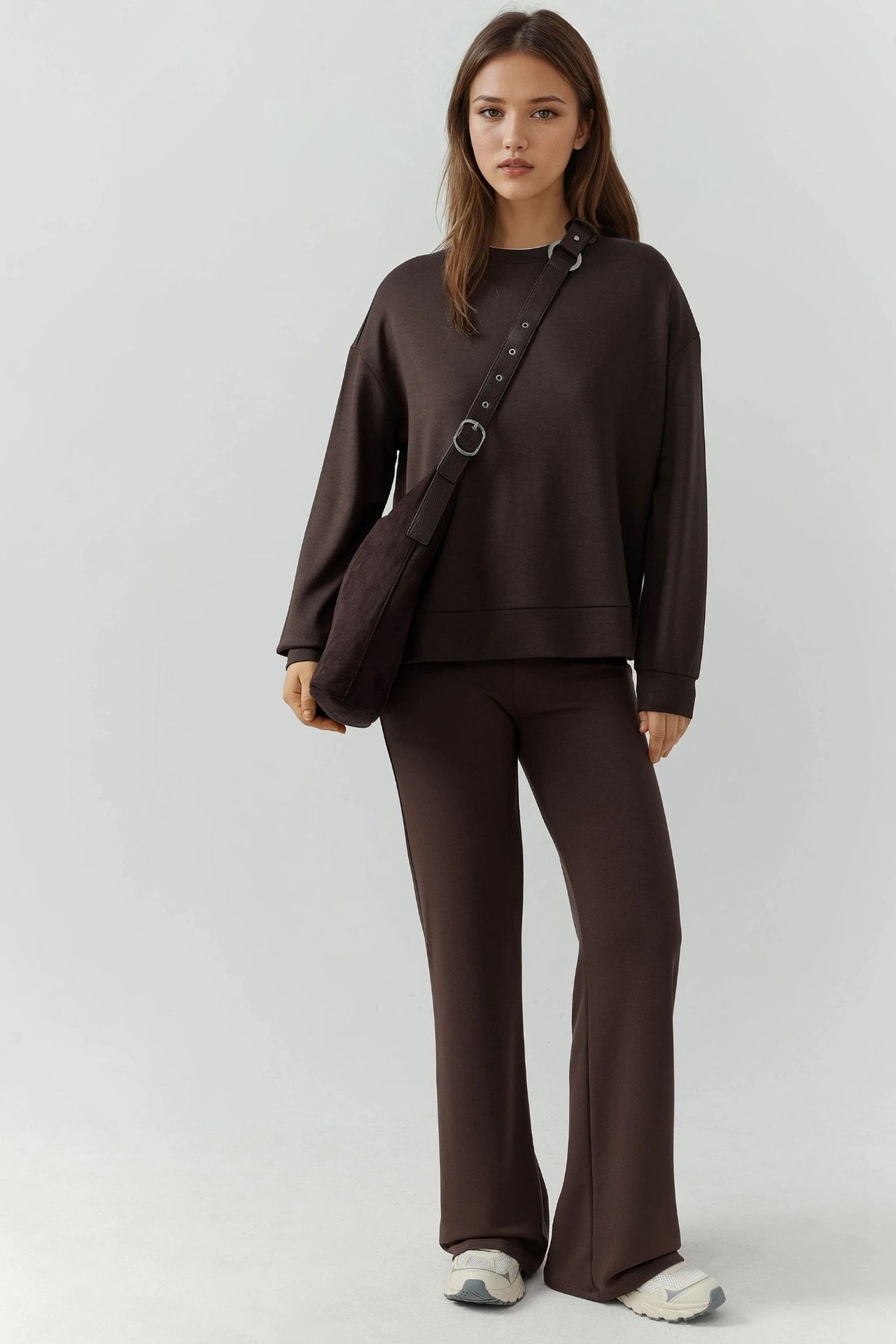 Relaxed Fit Modal Touch Straight Leg Sweatpants 2