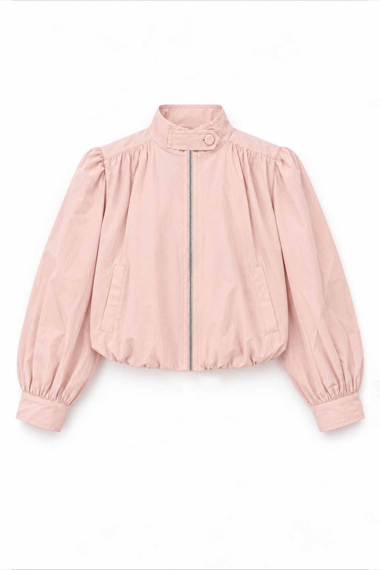 Balloon Sleeve Trench Coat 3