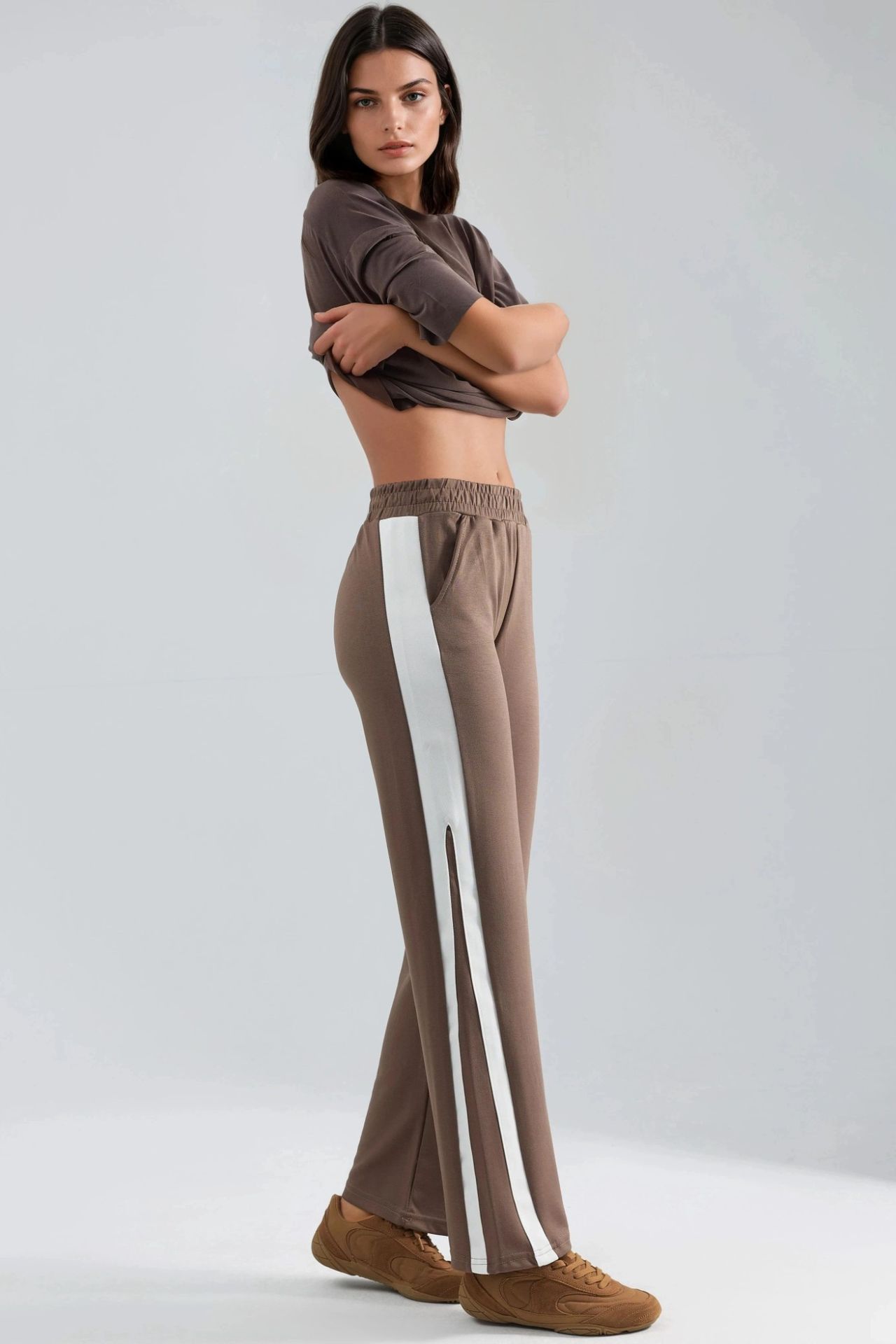 Modal Touch Contrast Detail Pants Bersan Collection 2