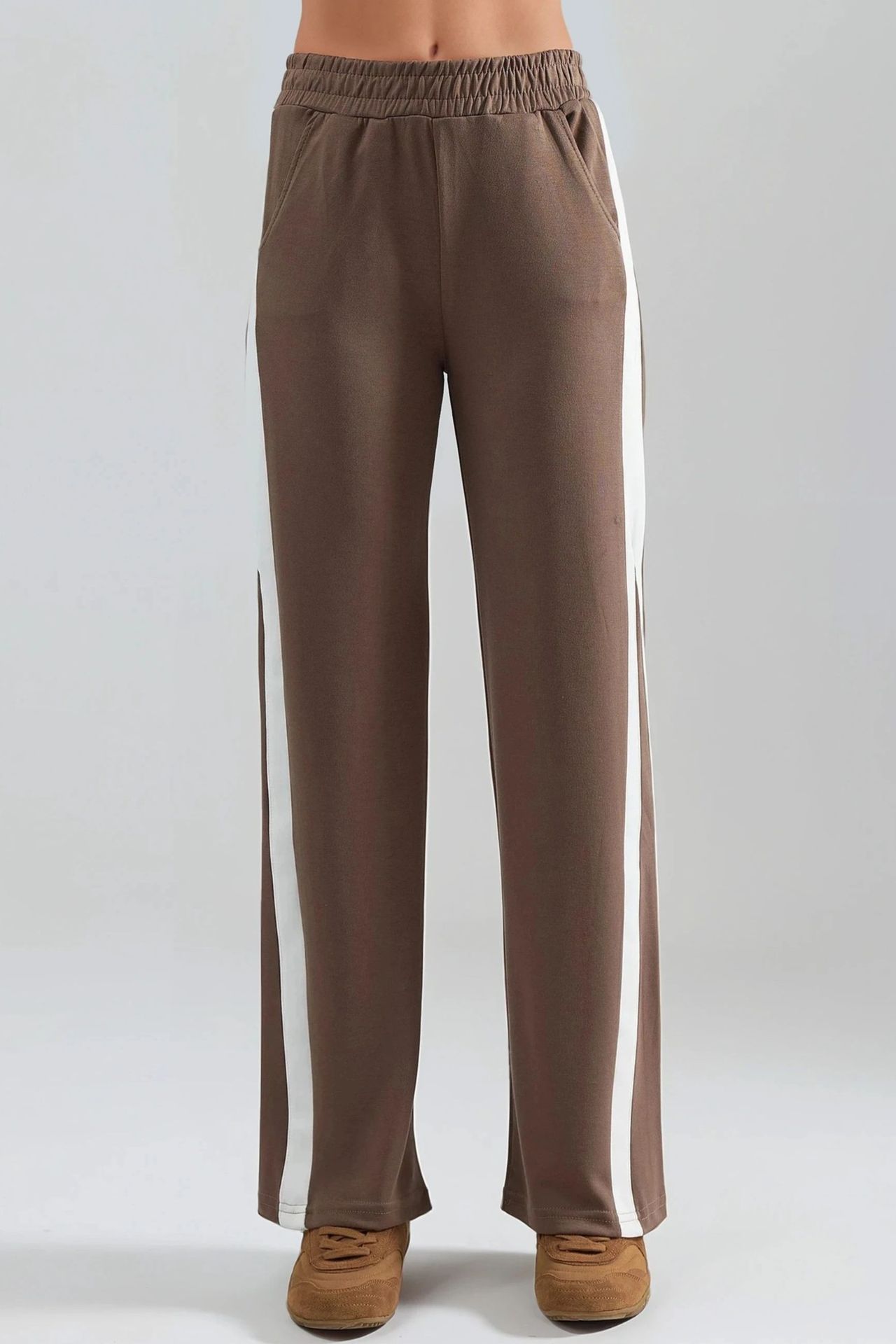 Modal Touch Contrast Detail Pants Bersan Collection 5