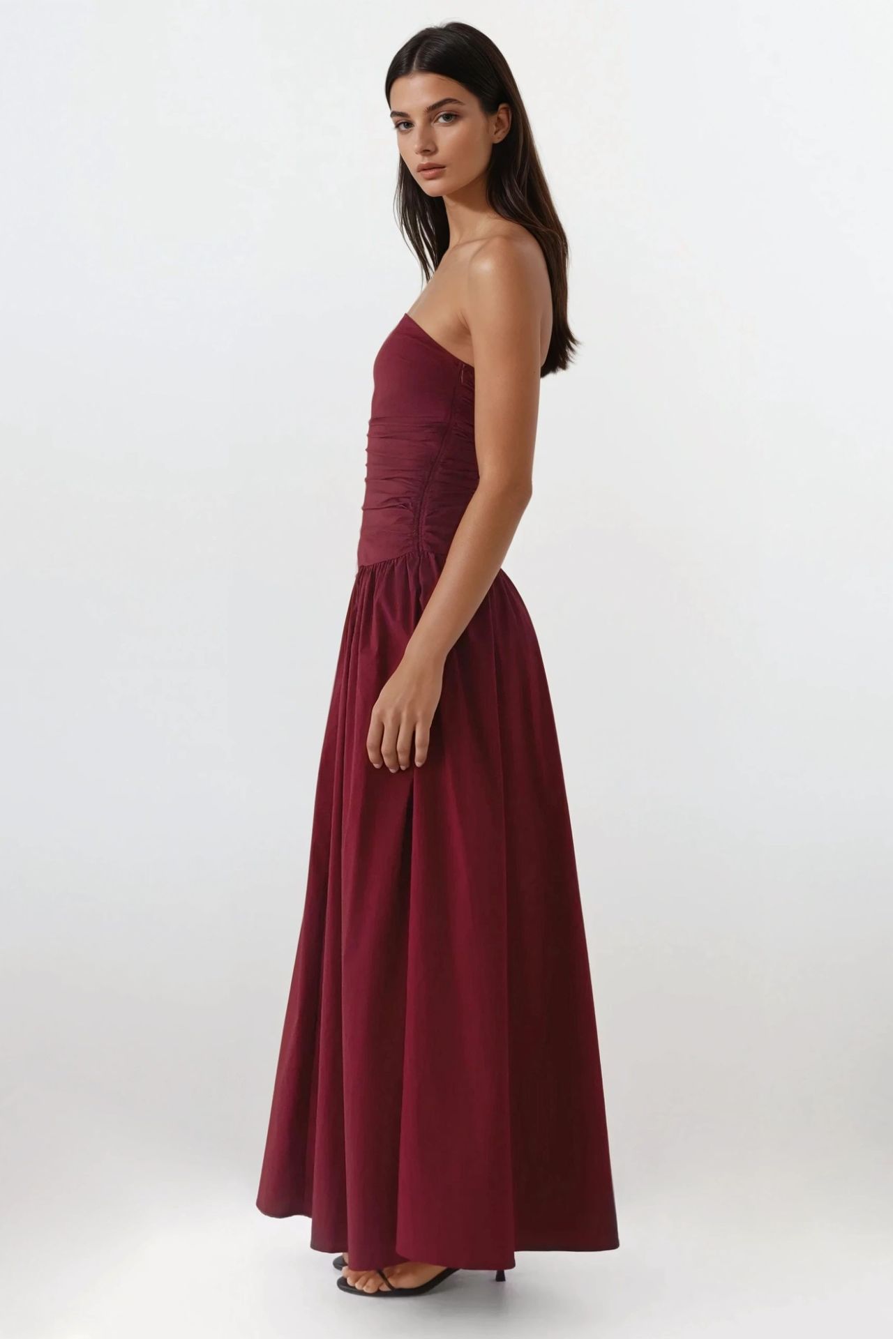 Strapless Maxi Dress Detail