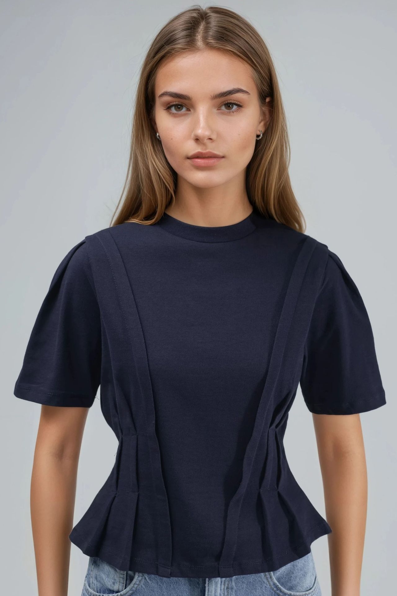 Fitted Crew Neck T-Shirt 7