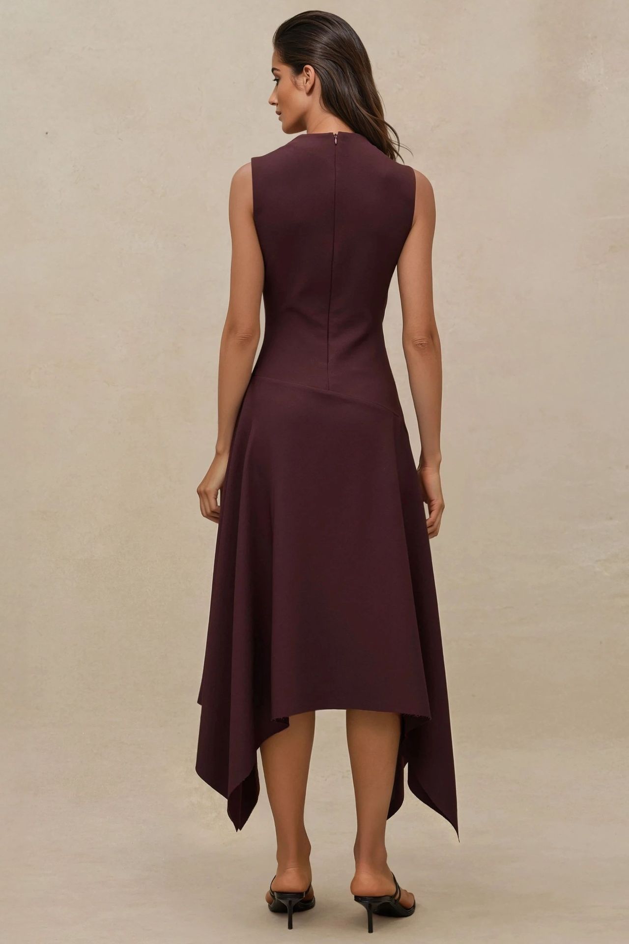 Cut Out Detailed Midi Dress