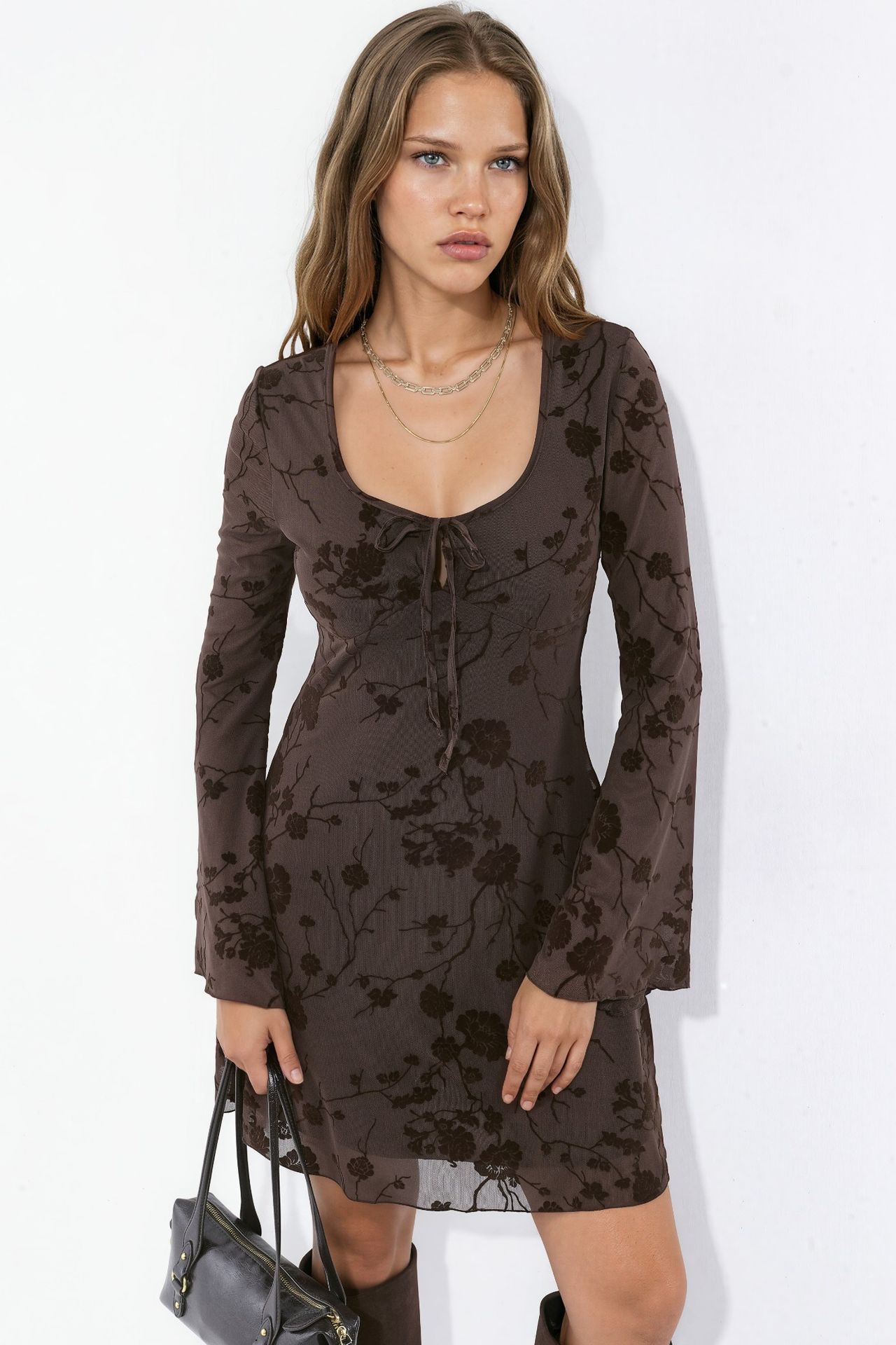 Floral Skater Mini Dress 1