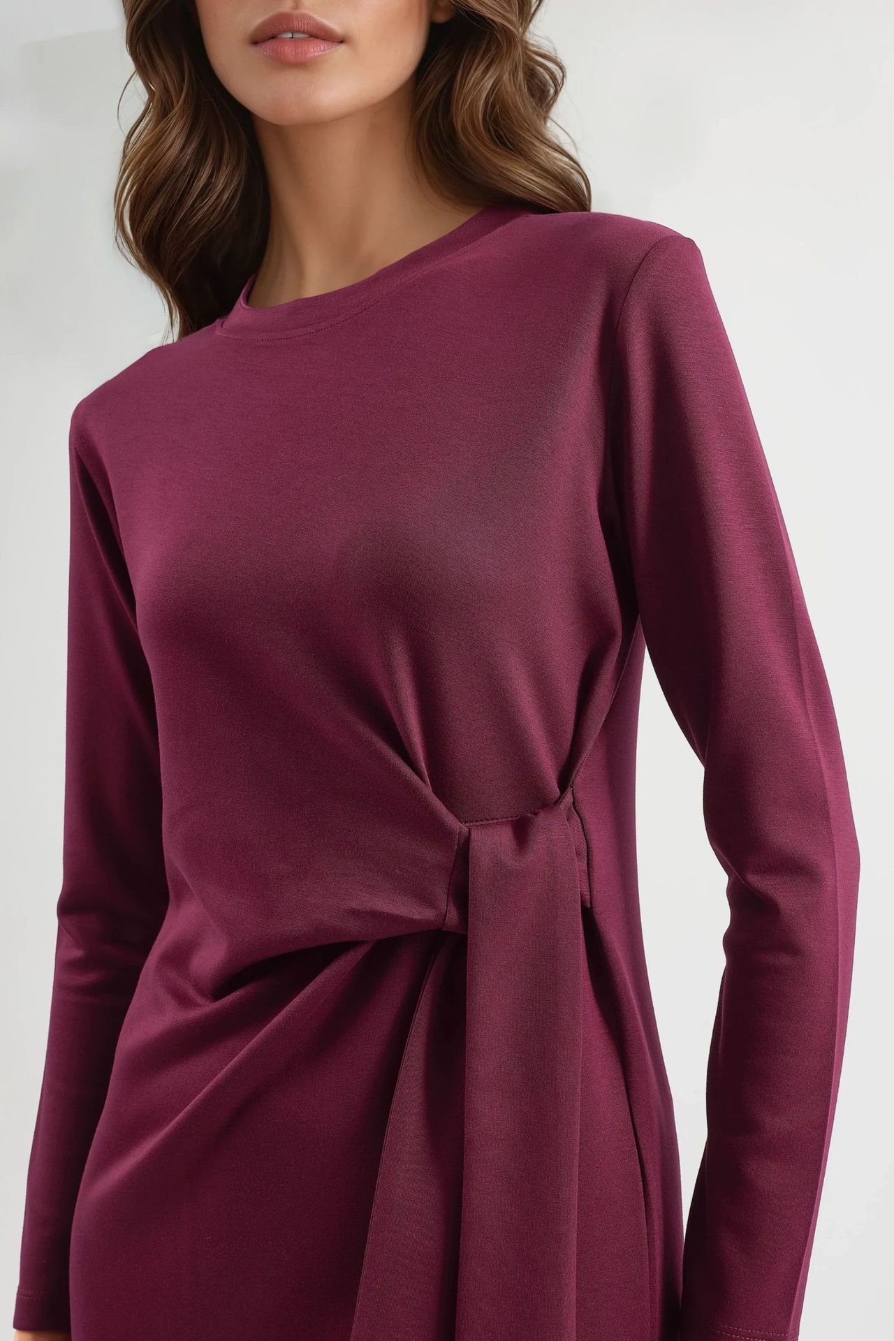 Modal Touch Slit Dress Bersan Collection 5