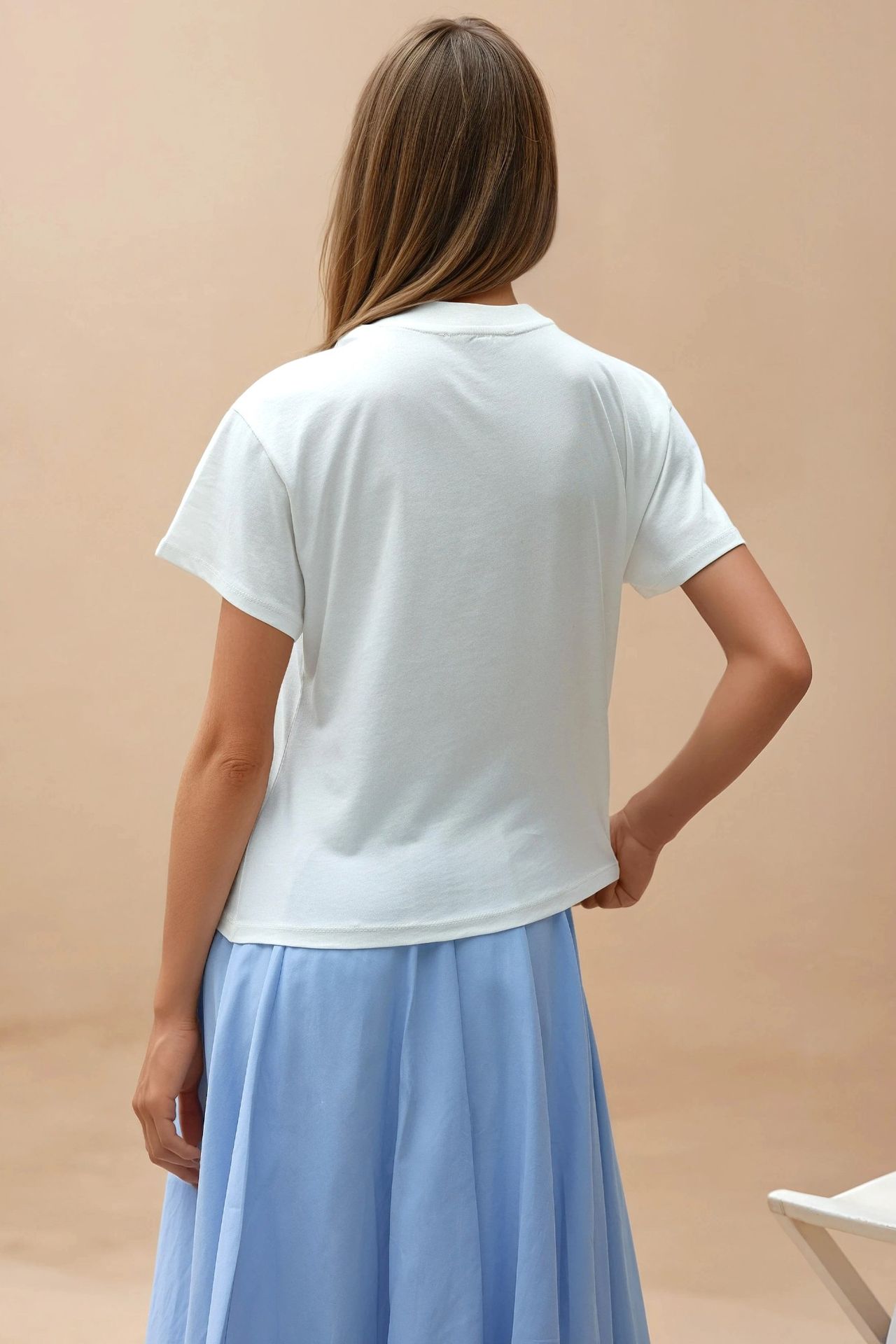 Printed Regular Fit Crew Neck 100% Cotton T-shirt 5