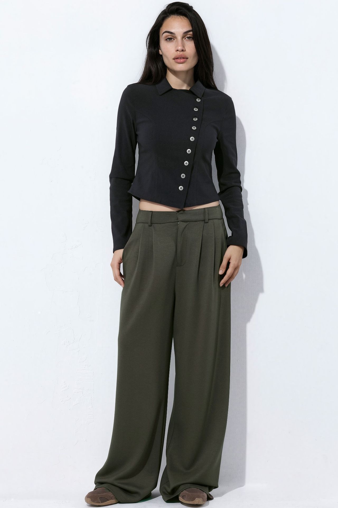 Buttoned Wrap Shirt 2