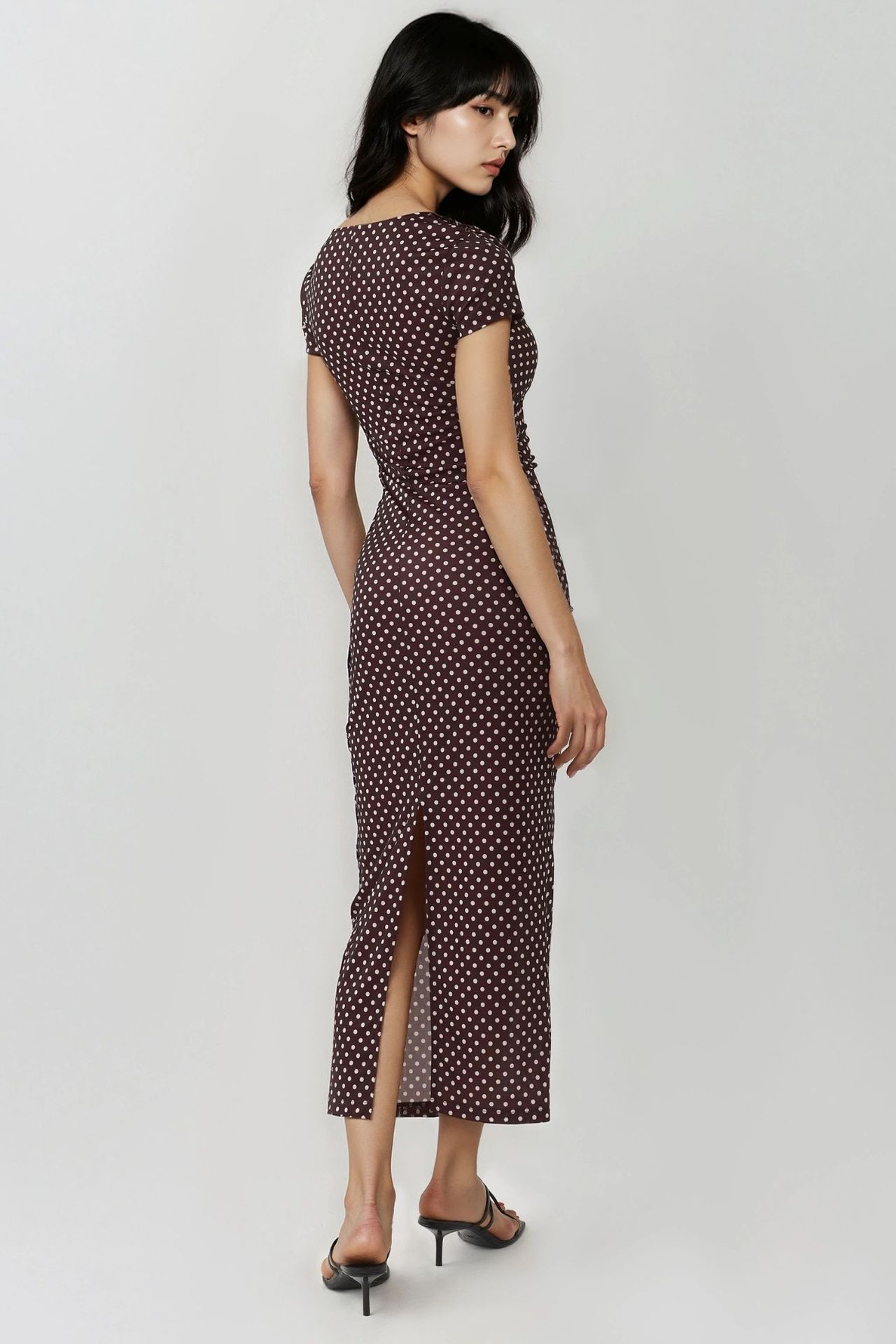 Leopard Print Fitted Maxi Dress 4