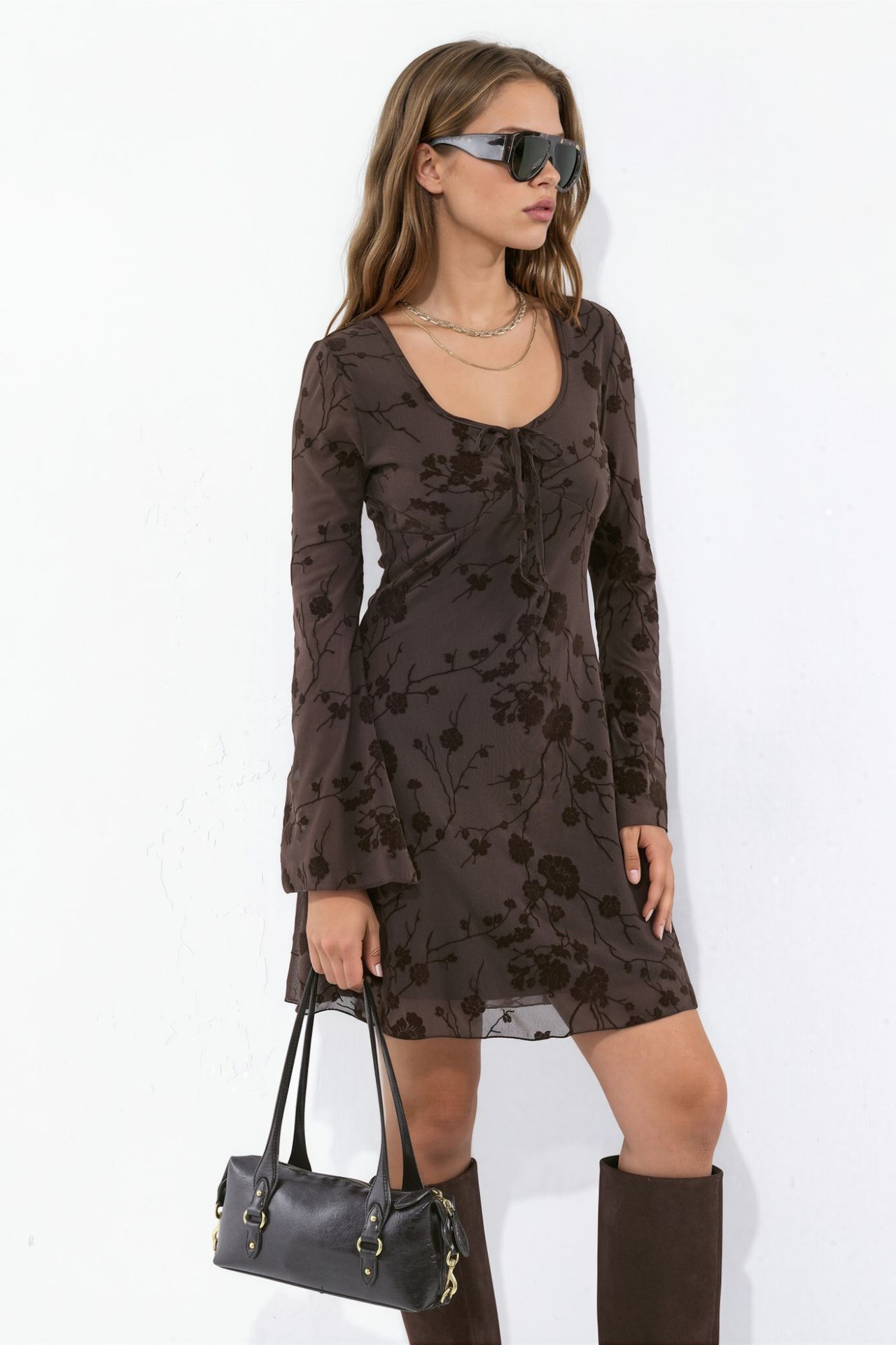 Floral Skater Mini Dress 2
