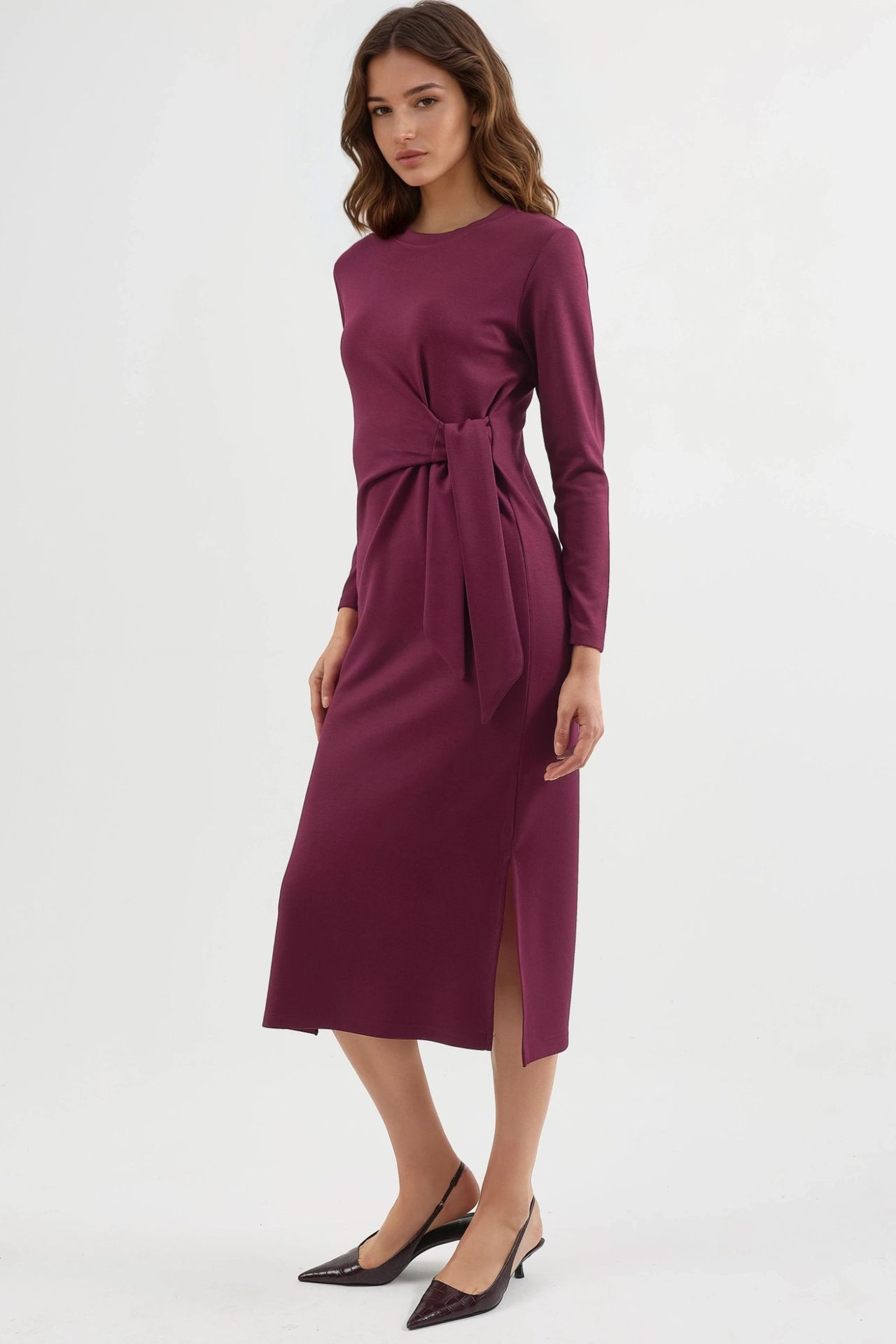 Modal Touch Slit Dress Bersan Collection 2