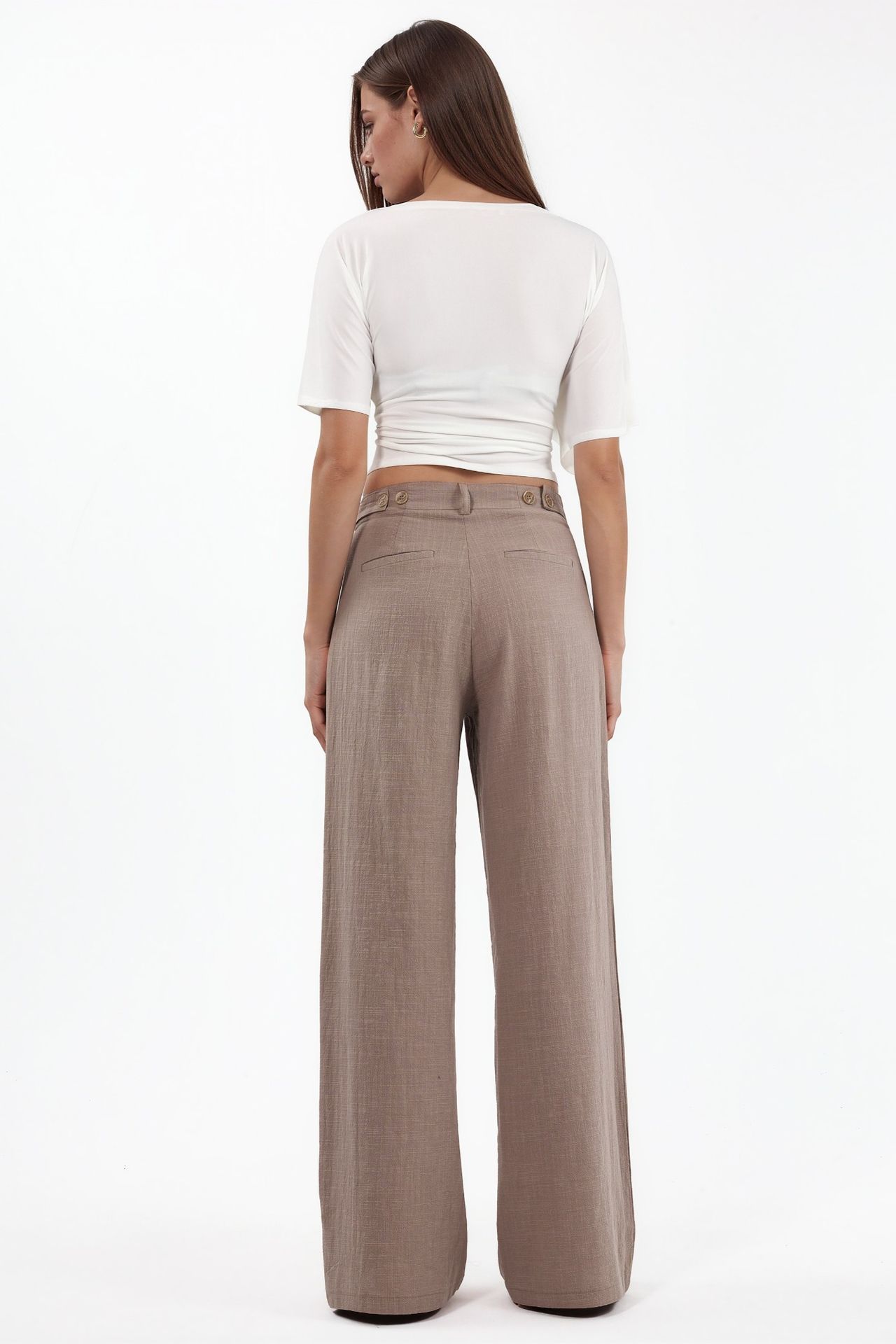 High Waist Wide Leg Palazzo Pants 4