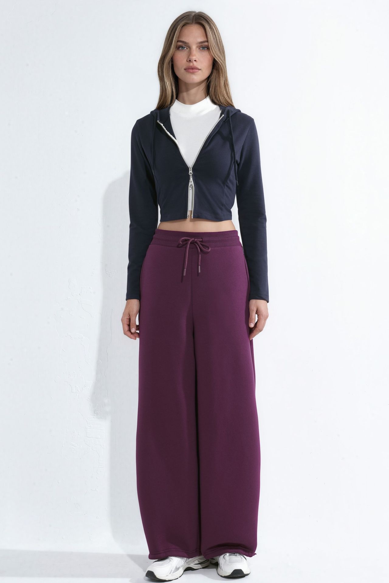 Barrel Fit Basic Raised Sweatpants 3