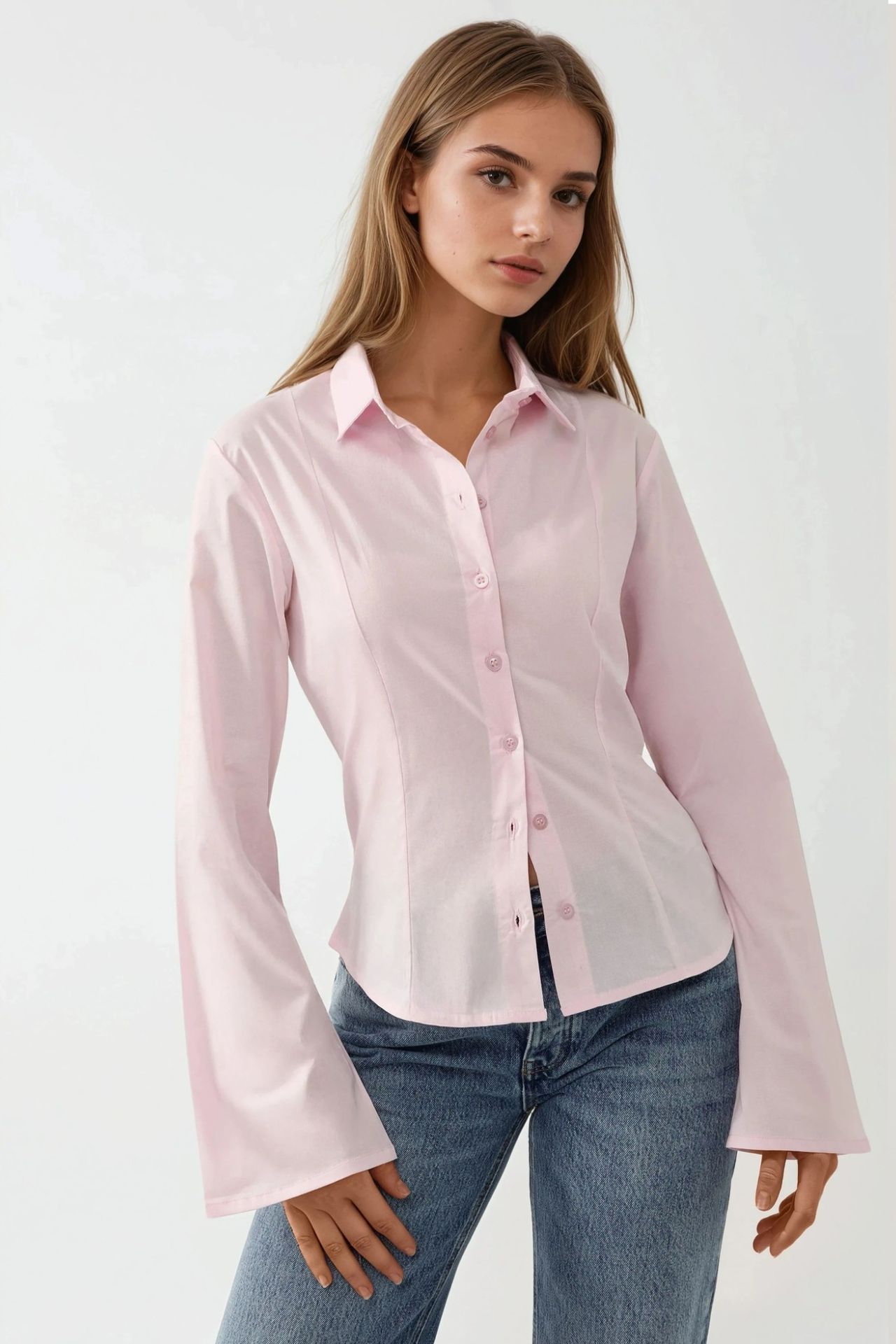 Fitted Long Sleeve Shirt 