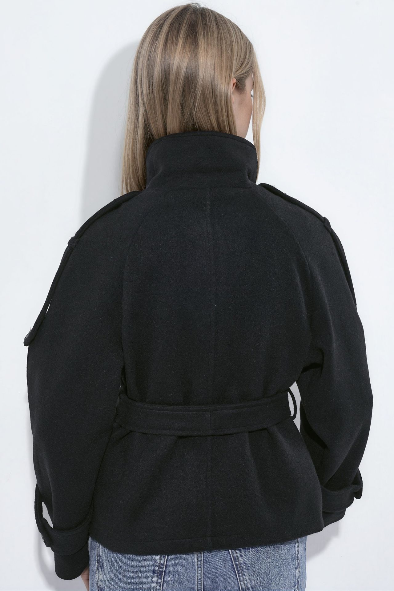 Stand Collar Trench Jacket 3