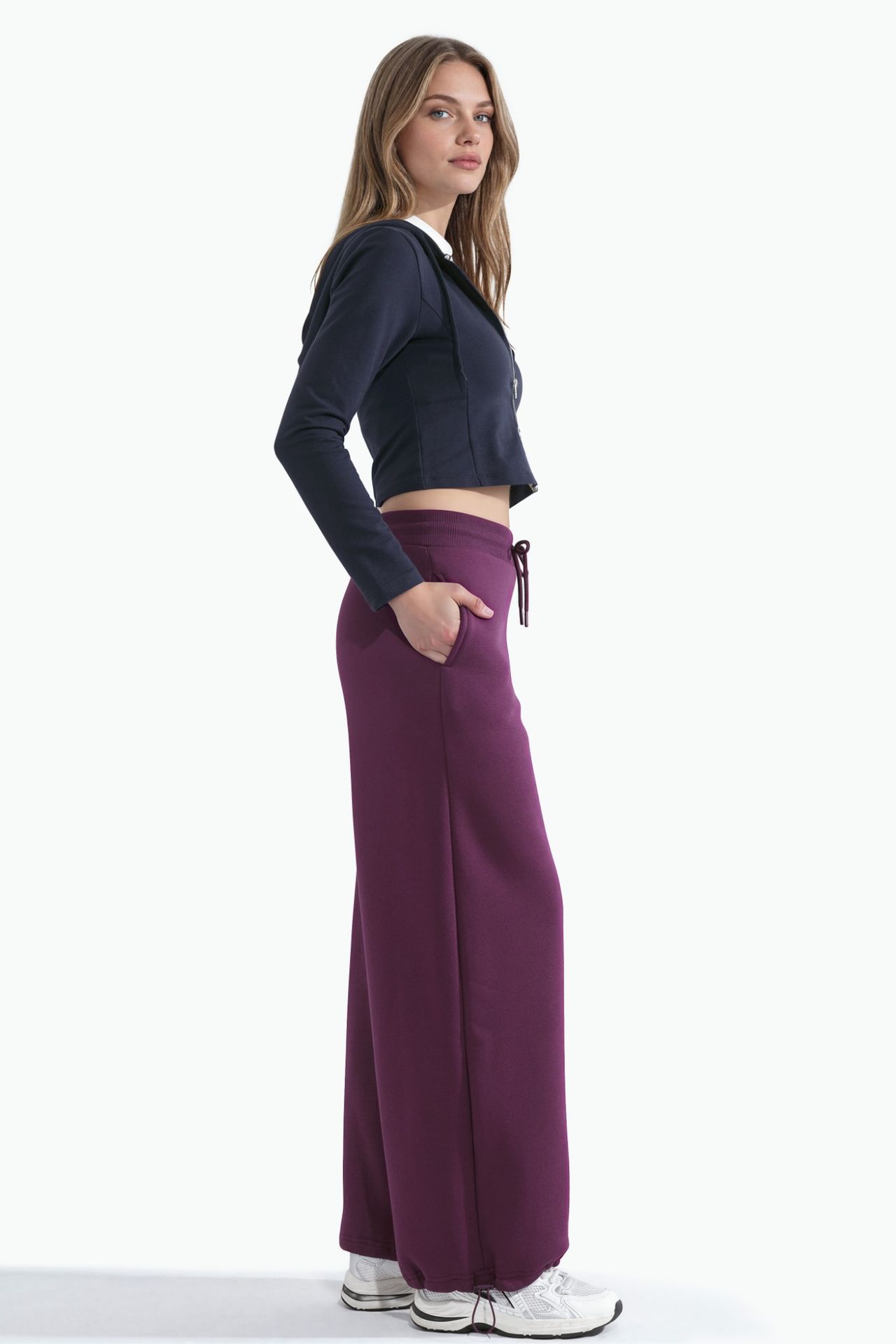 Barrel Fit Basic Raised Sweatpants 5