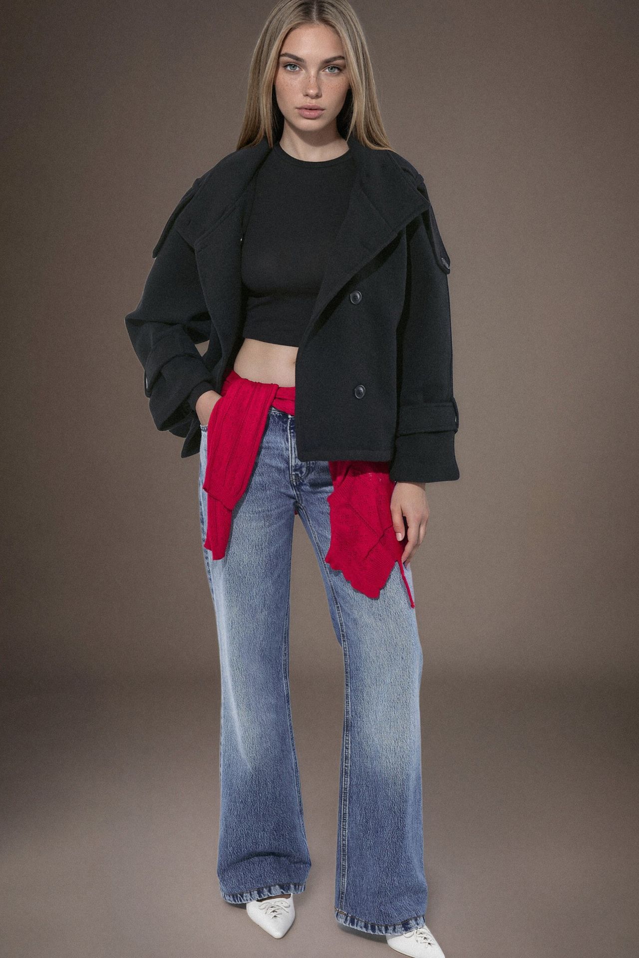 Stand Collar Trench Jacket 4