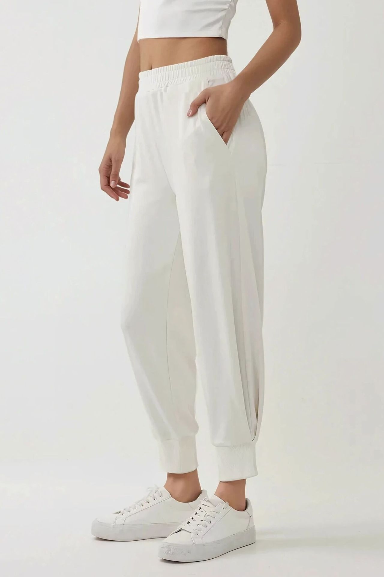 Elastic Waist Jogger Sweatpants