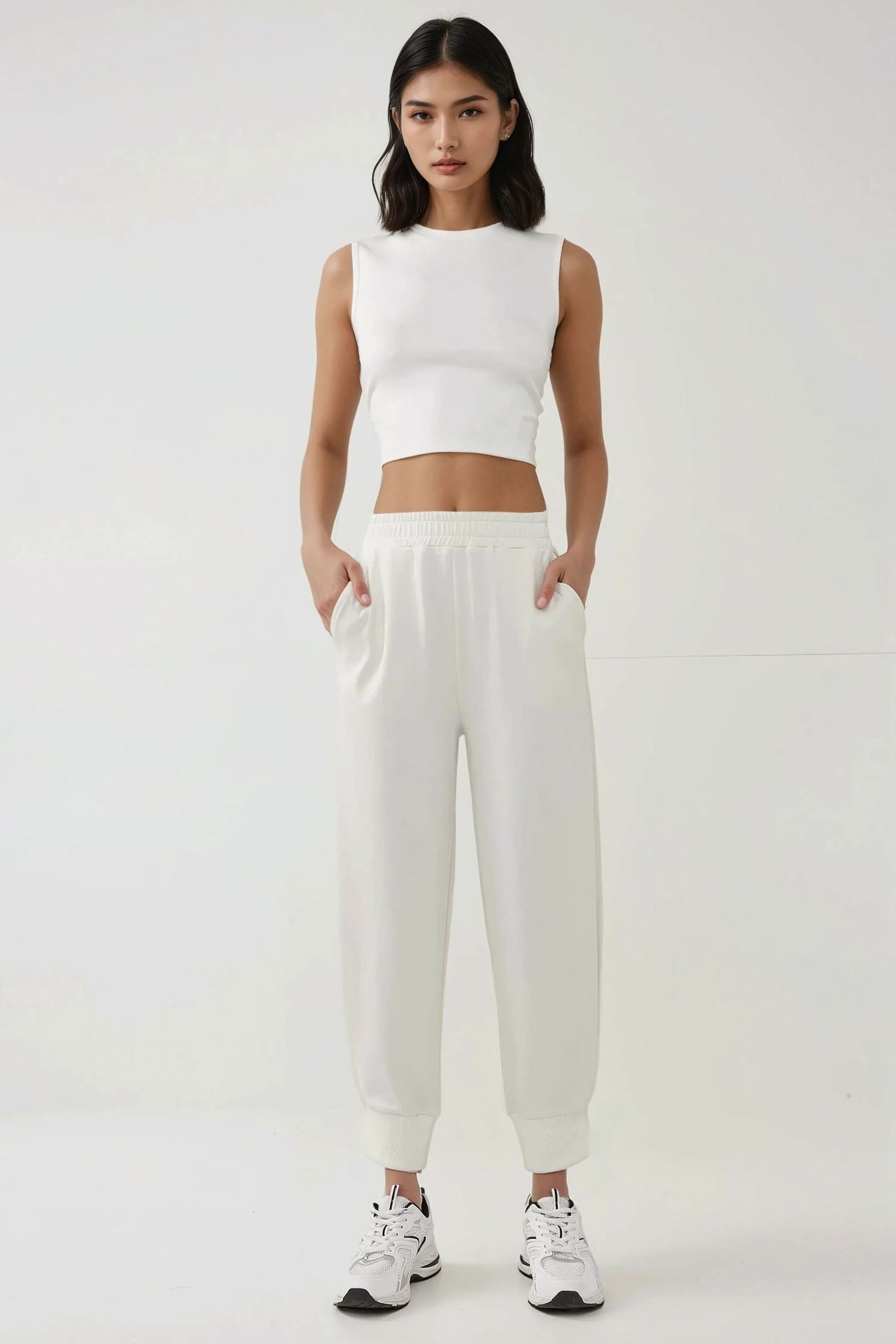 Elastic Waist Jogger Sweatpants