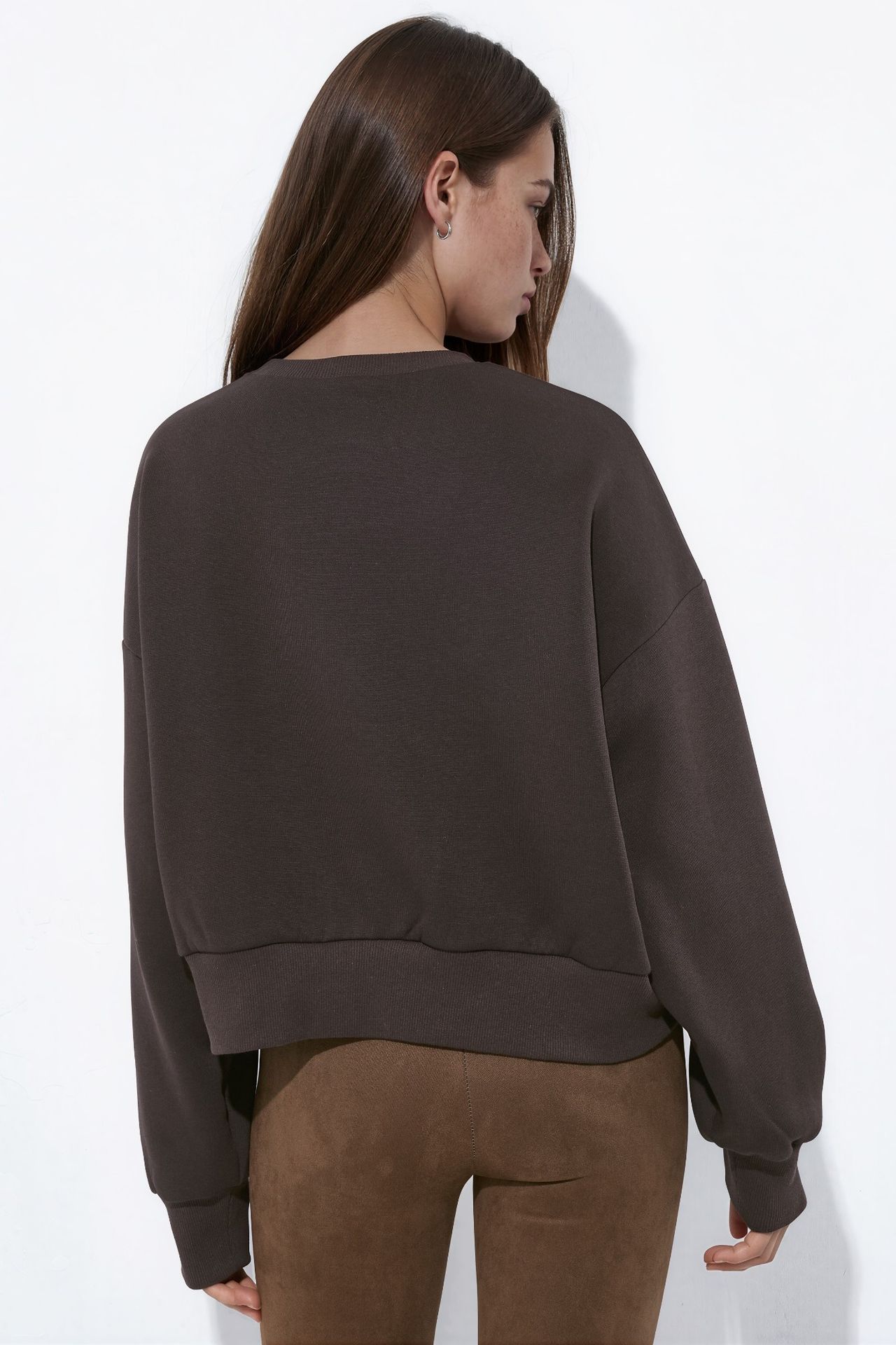 Embroidered Relaxed Fit Sweatshirt 3
