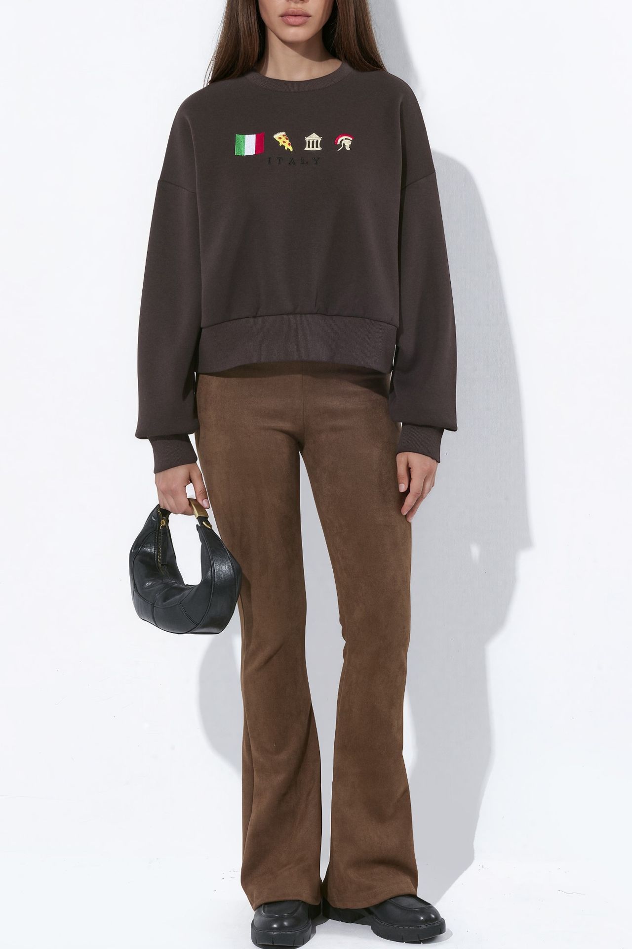 Embroidered Relaxed Fit Sweatshirt 5
