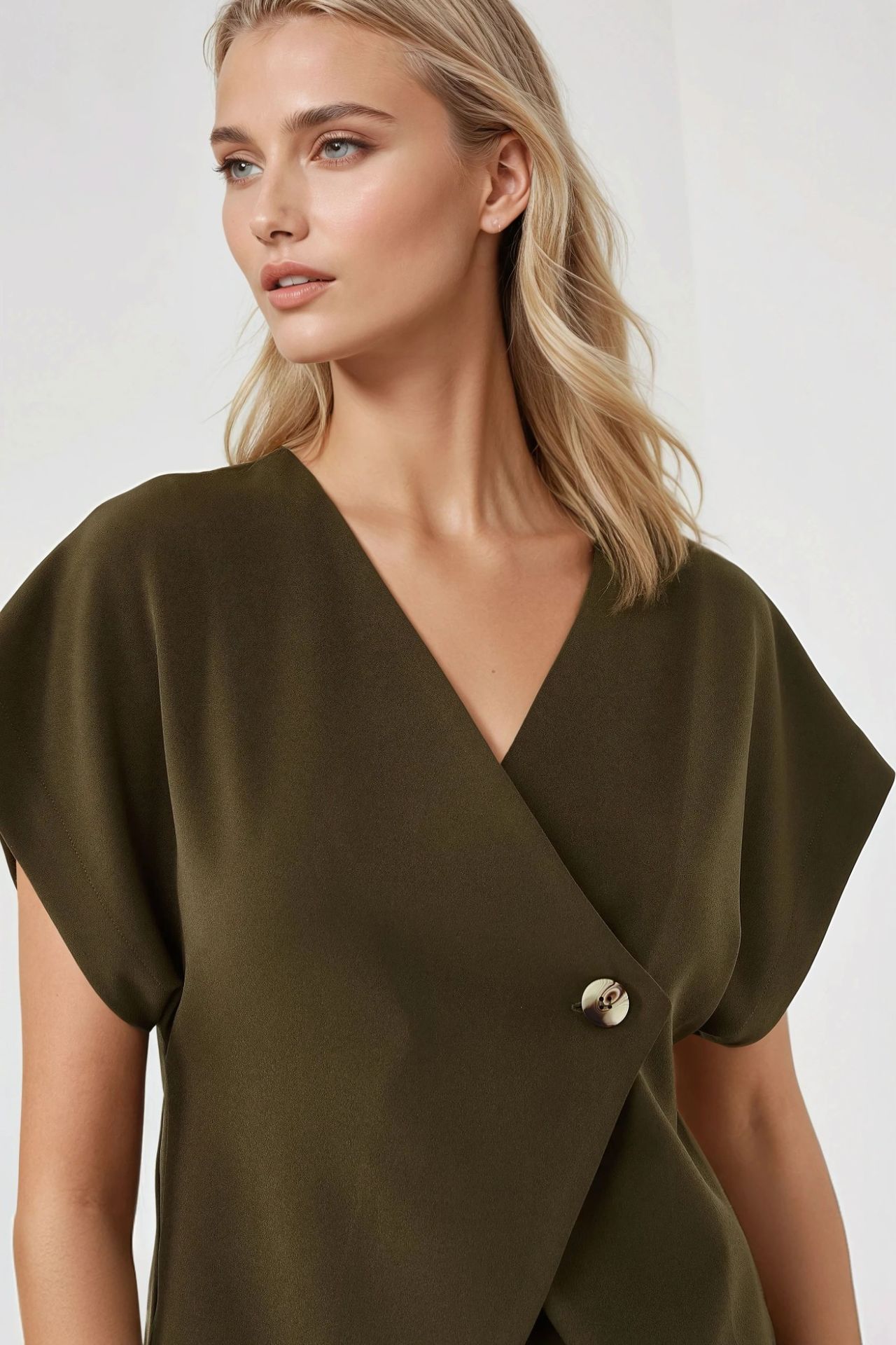 Fitted V-Neck Waistcoat