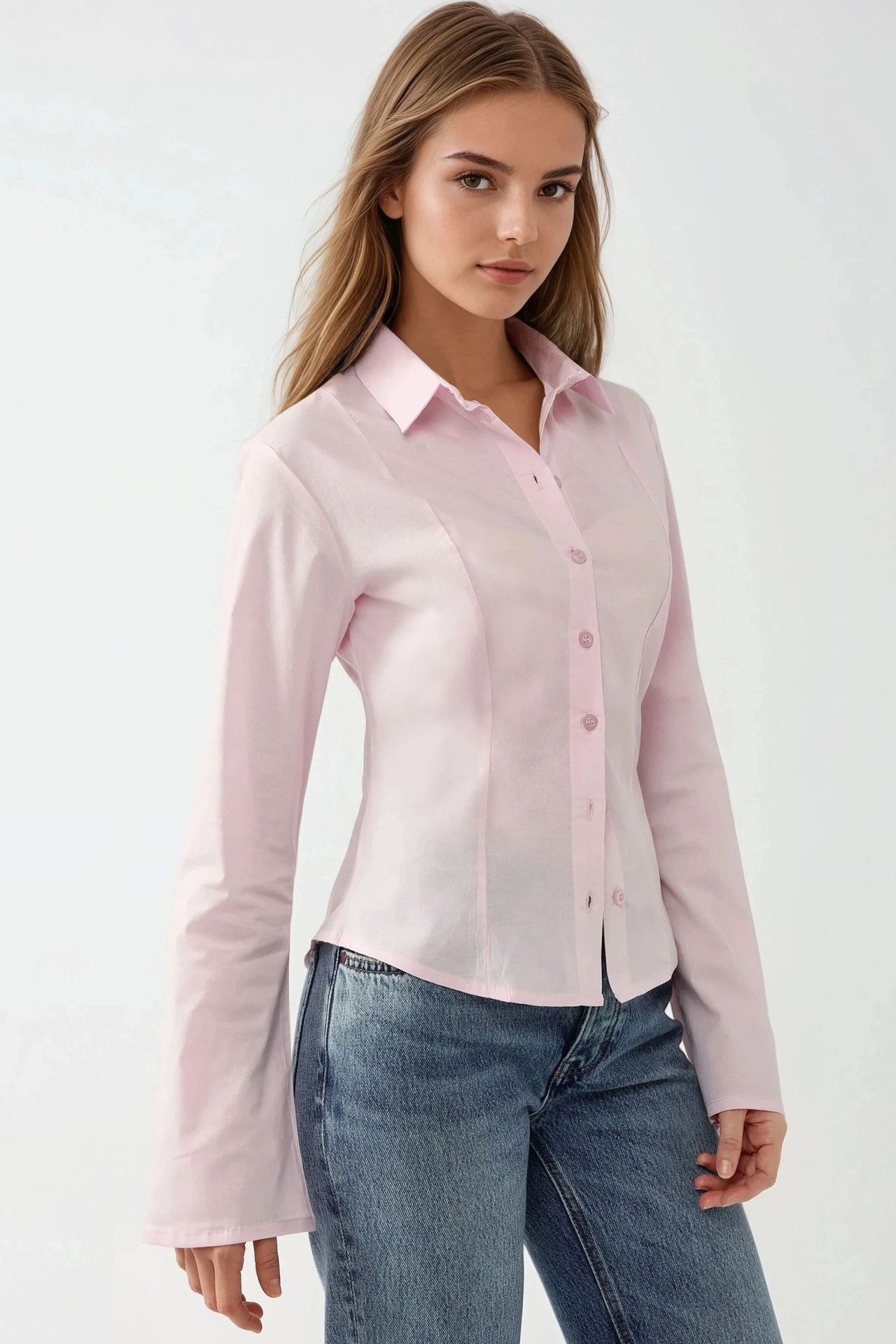 Fitted Long Sleeve Shirt 