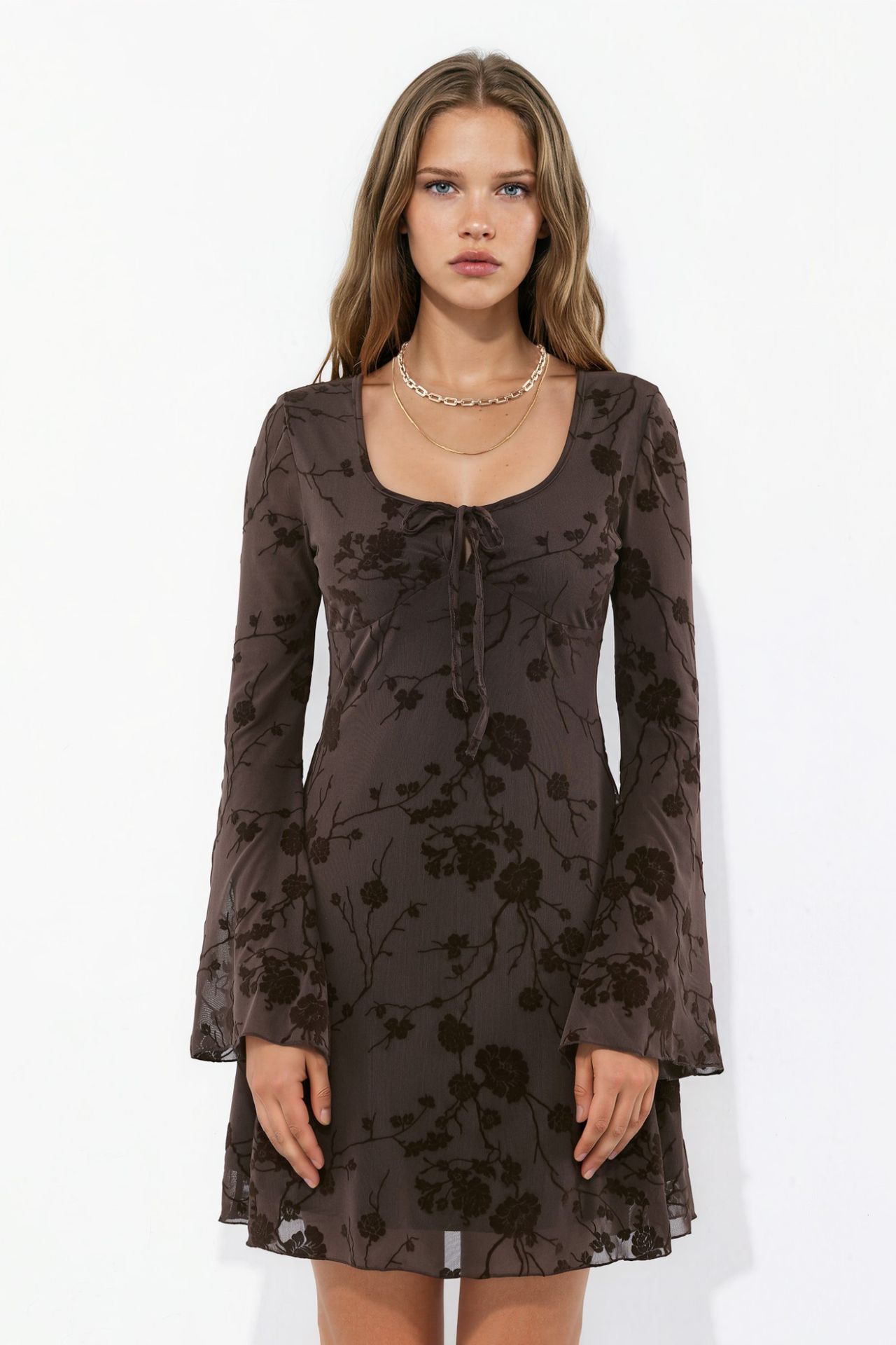 Floral Skater Mini Dress 5