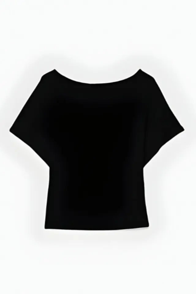 Loose Fit Boat Neck T-Shirt