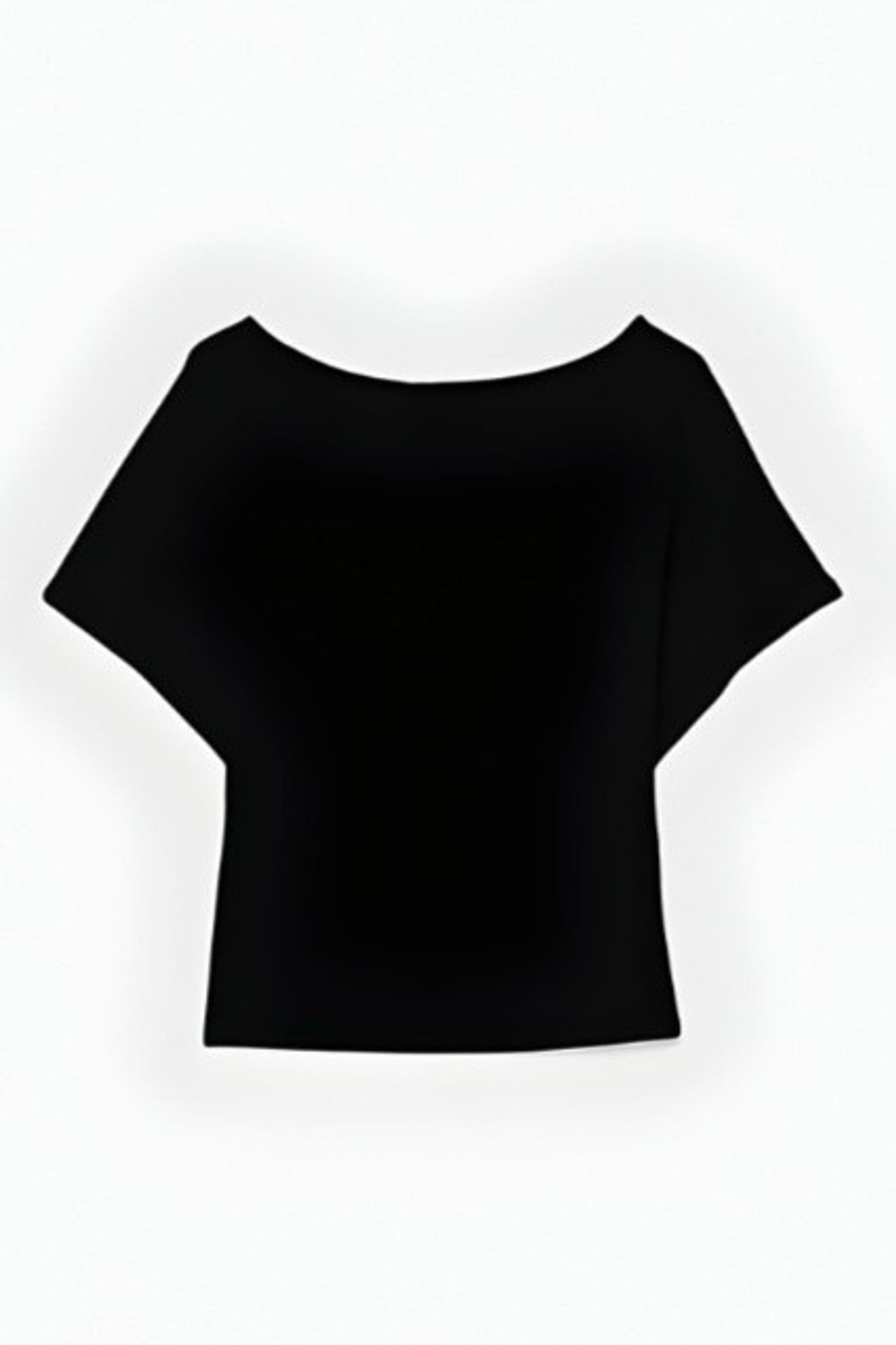 Loose Fit Boat Neck T-Shirt 1
