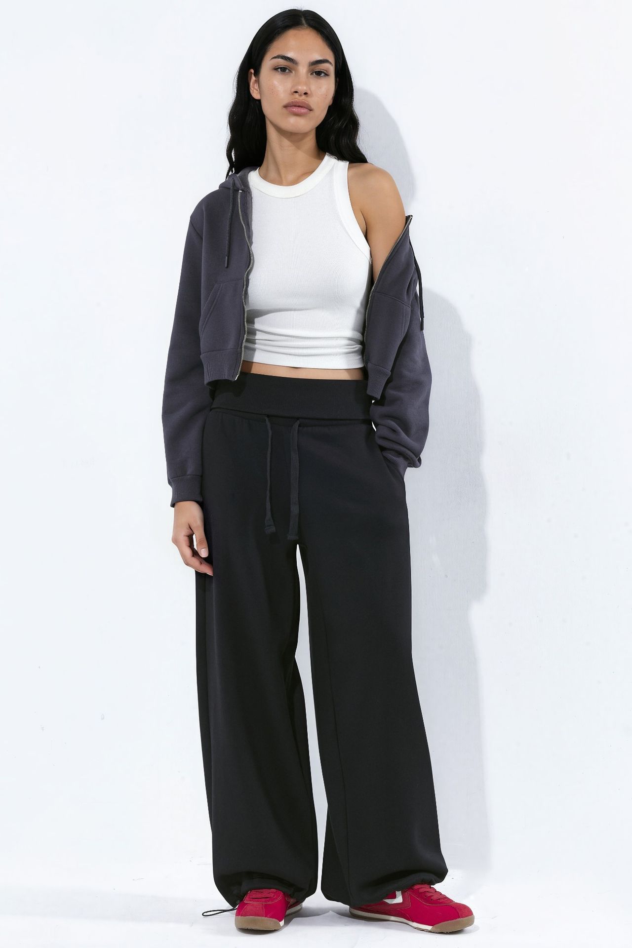 Barrel Fit Brushed Sweatpants