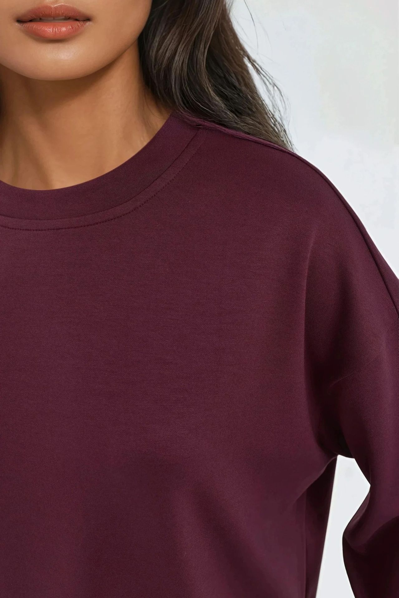 Modal Touch Basic Sweatshirt 5