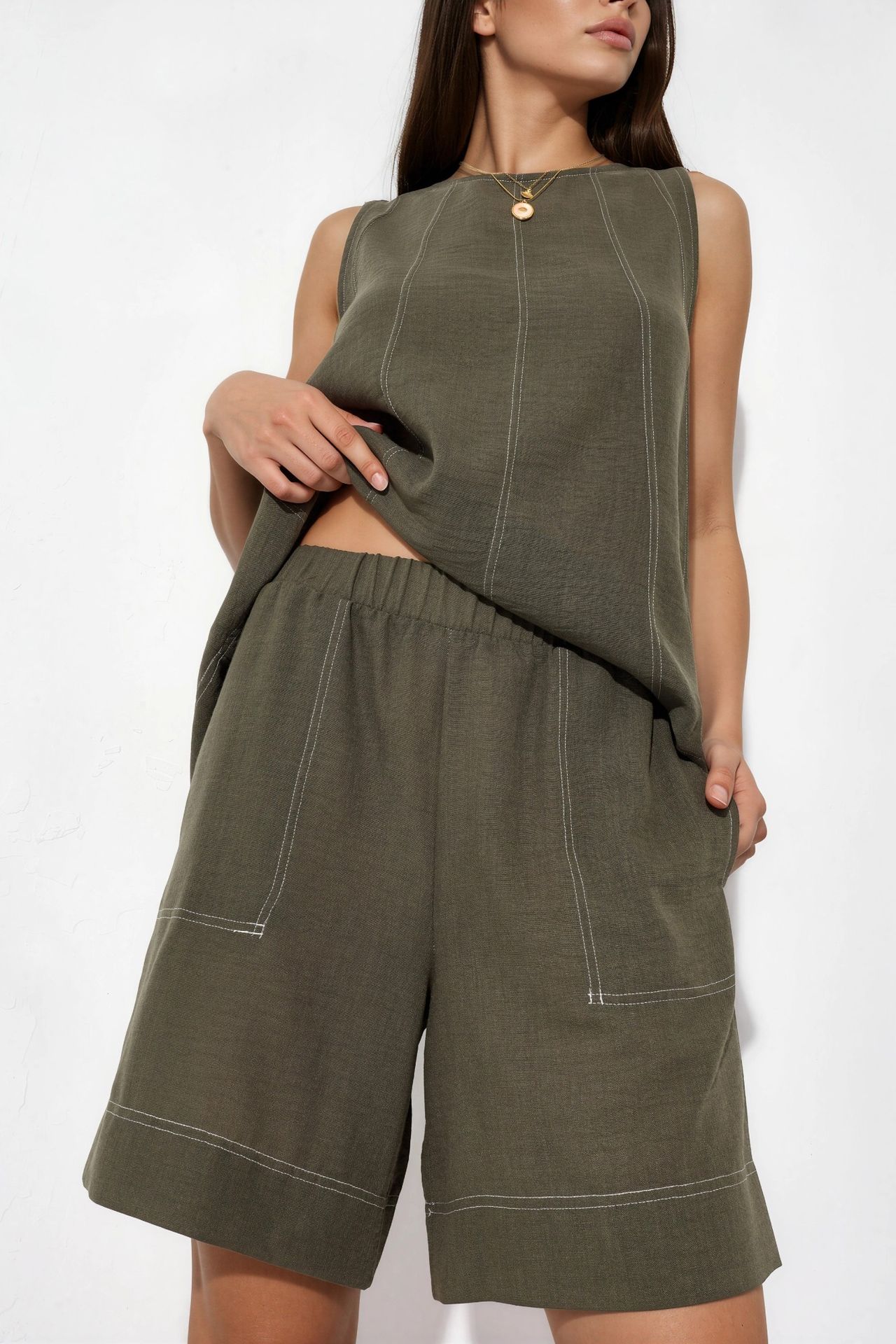 Stitch Detail Relax Fit Co-ord Set 6