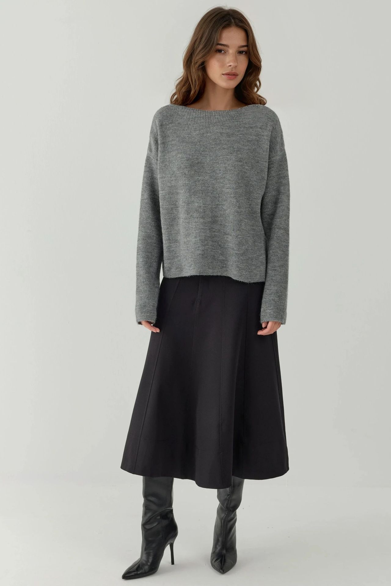 Ultra Soft V-neck Buttoned Dual-use Cardigan 3