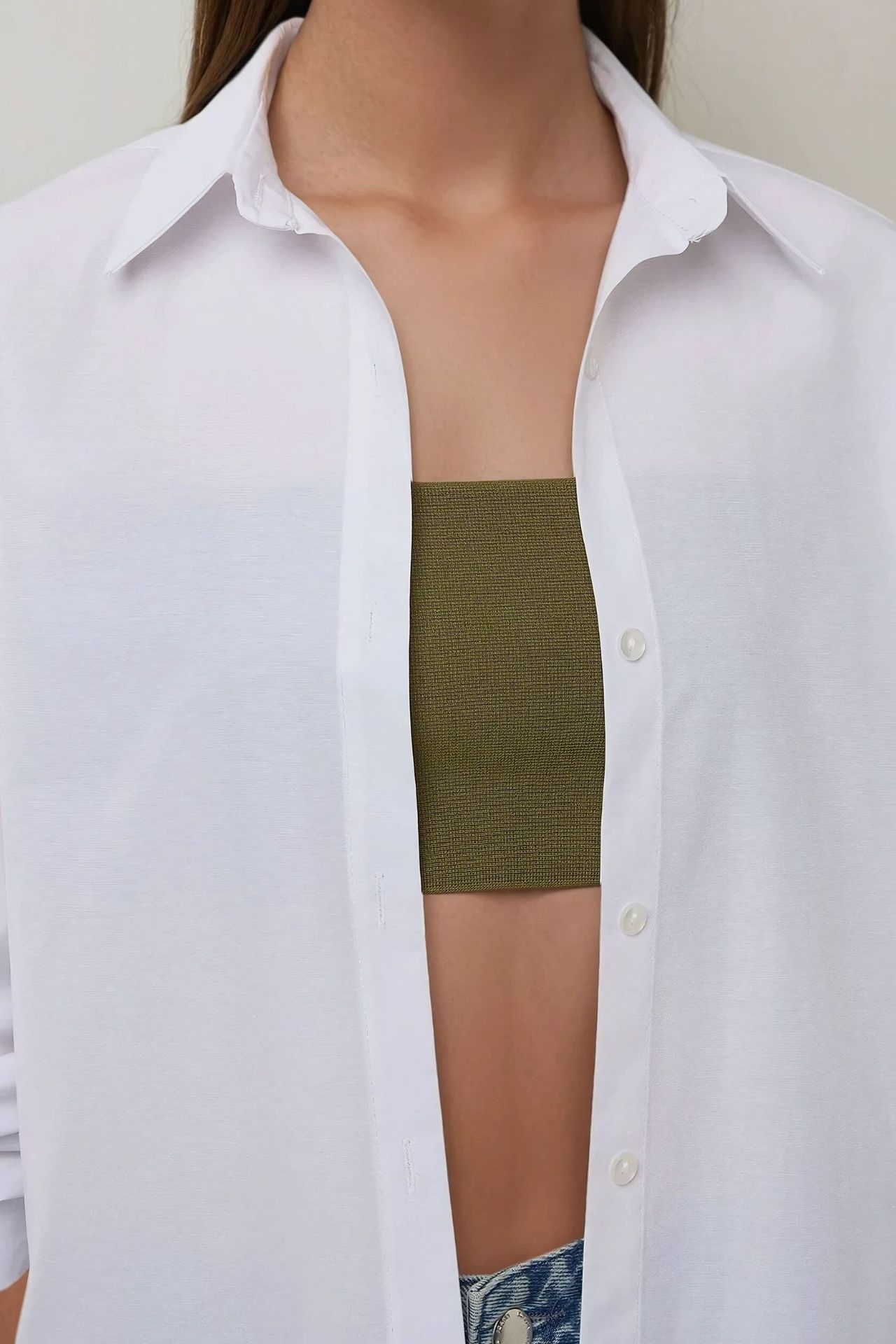 Relaxed Fit Long Sleeve Linen Blend Shirt