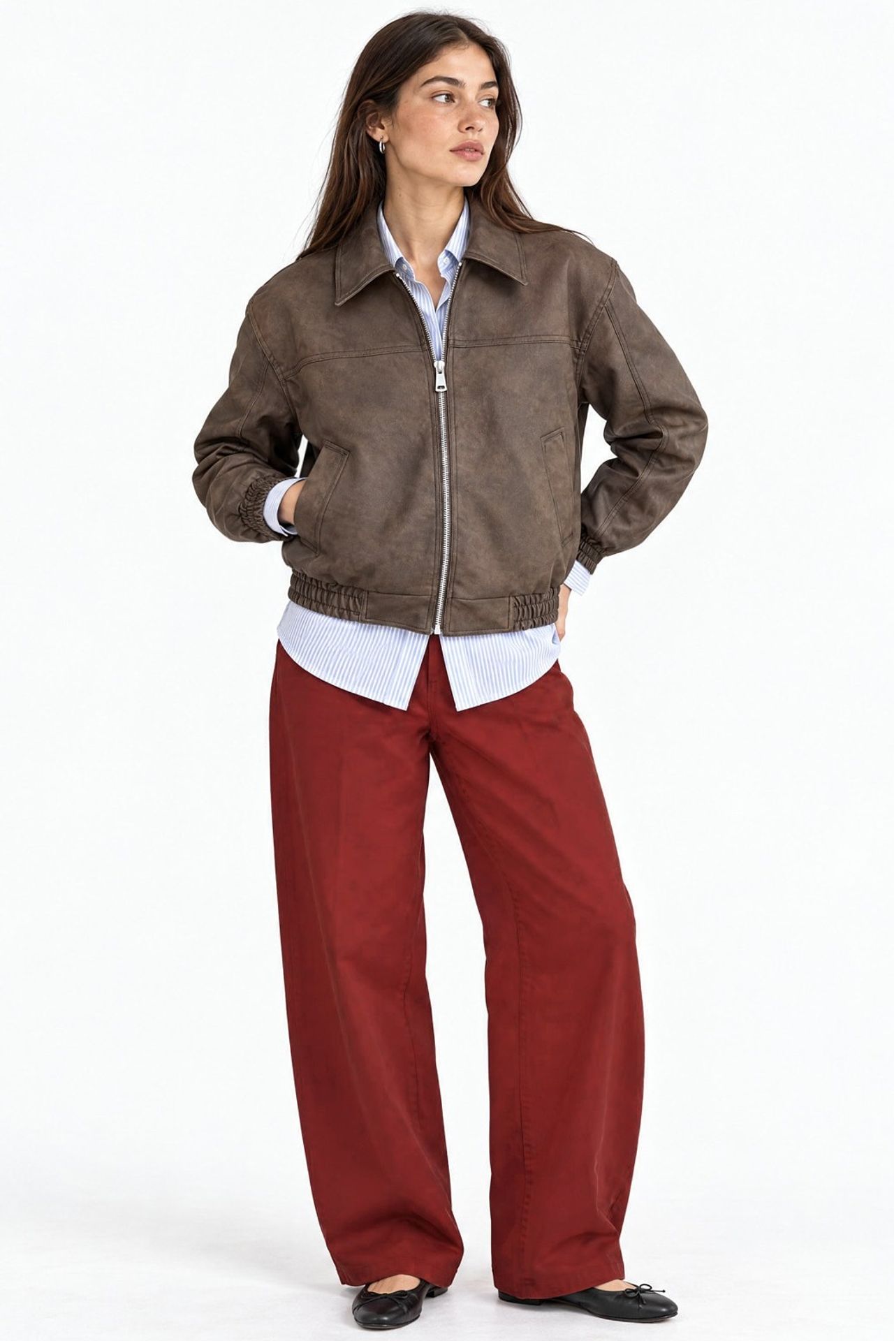 Faux Leather Jacket 4
