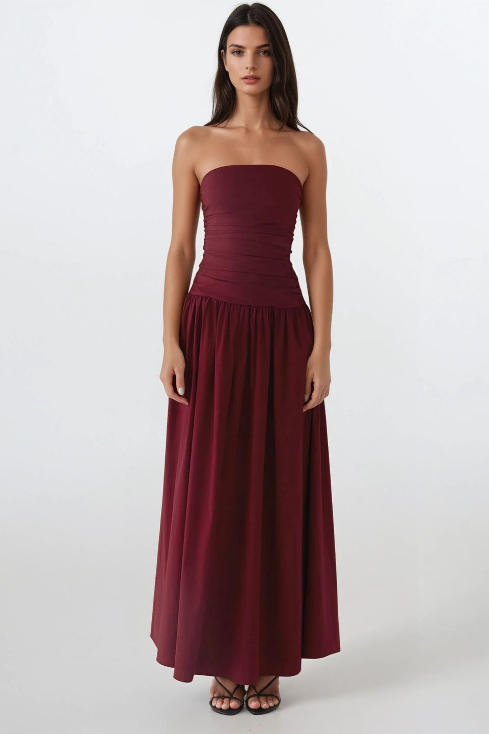 Strapless Maxi Dress Detail