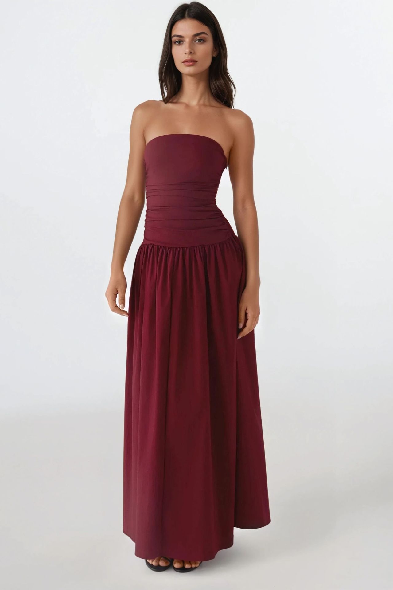 Strapless Maxi Dress Detail