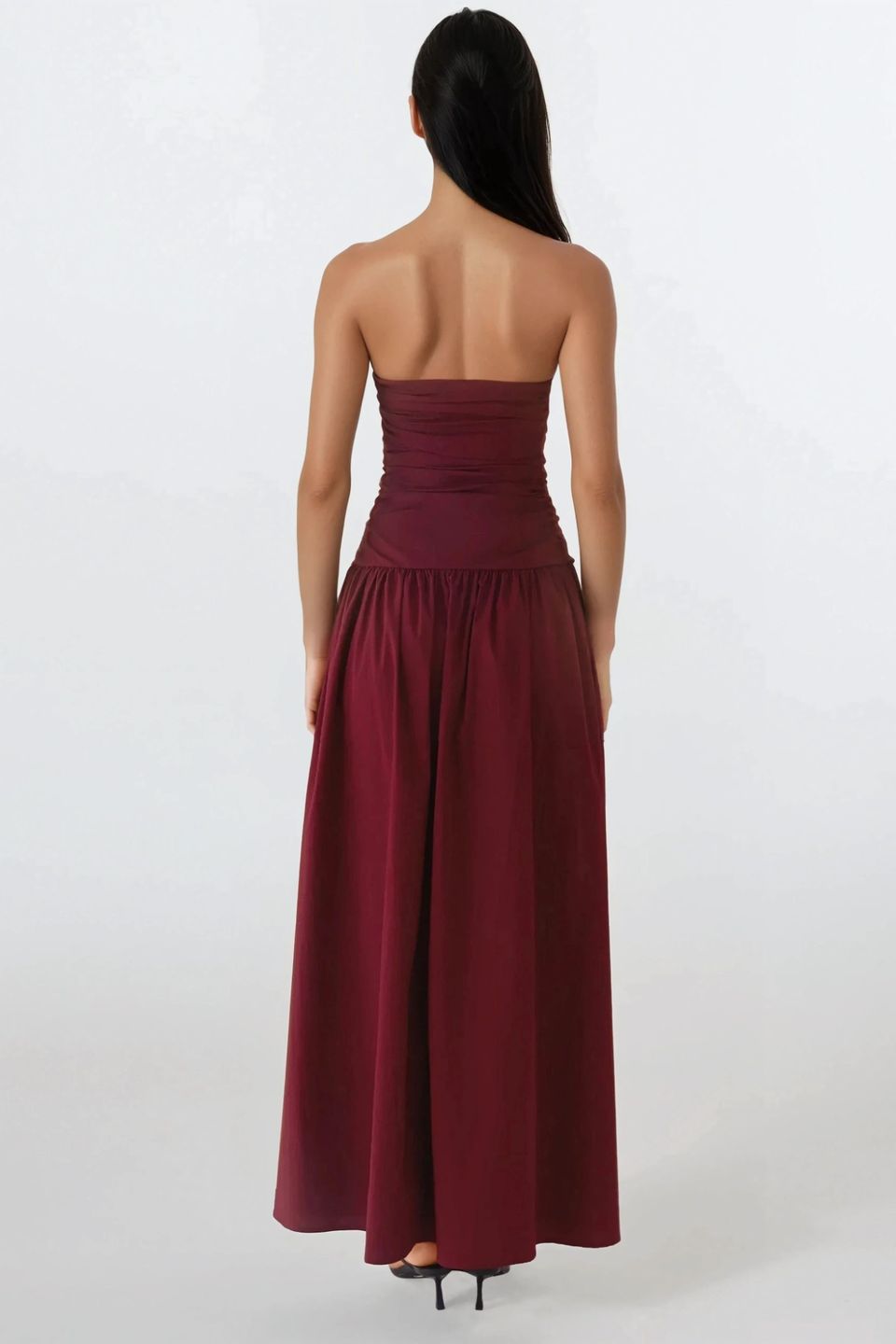 Strapless Maxi Dress Detail