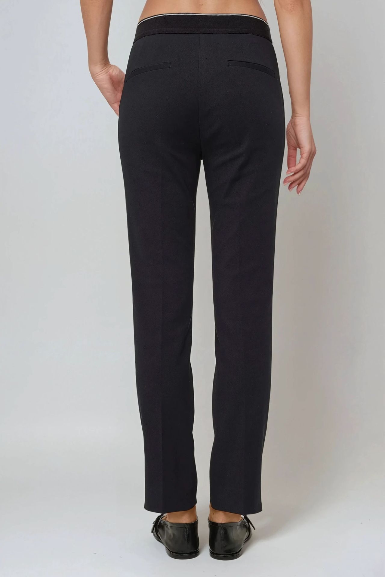 Exclusive Tailored High Waist Cigarette Suit Pants