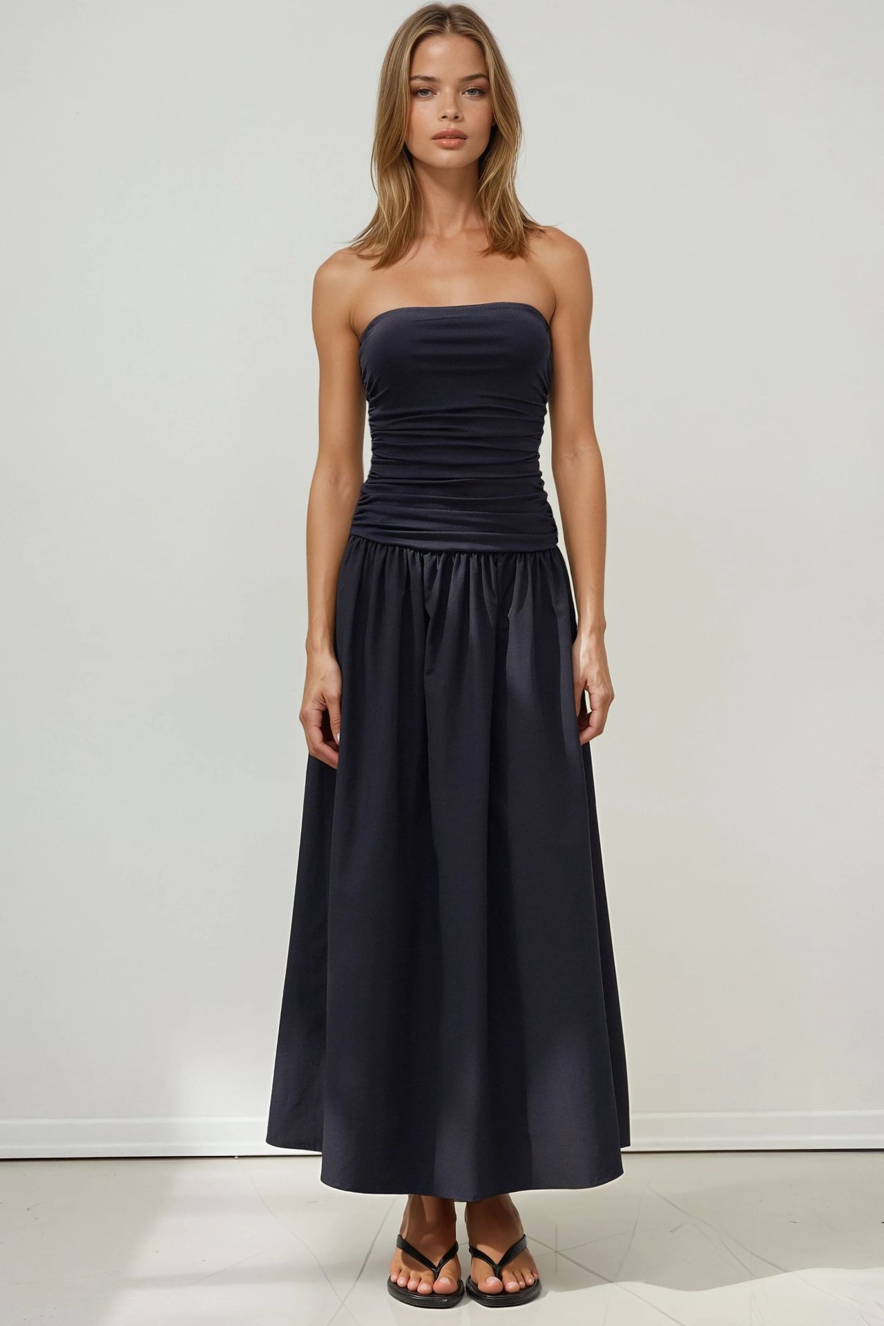 Strapless Maxi Dress Detail 1