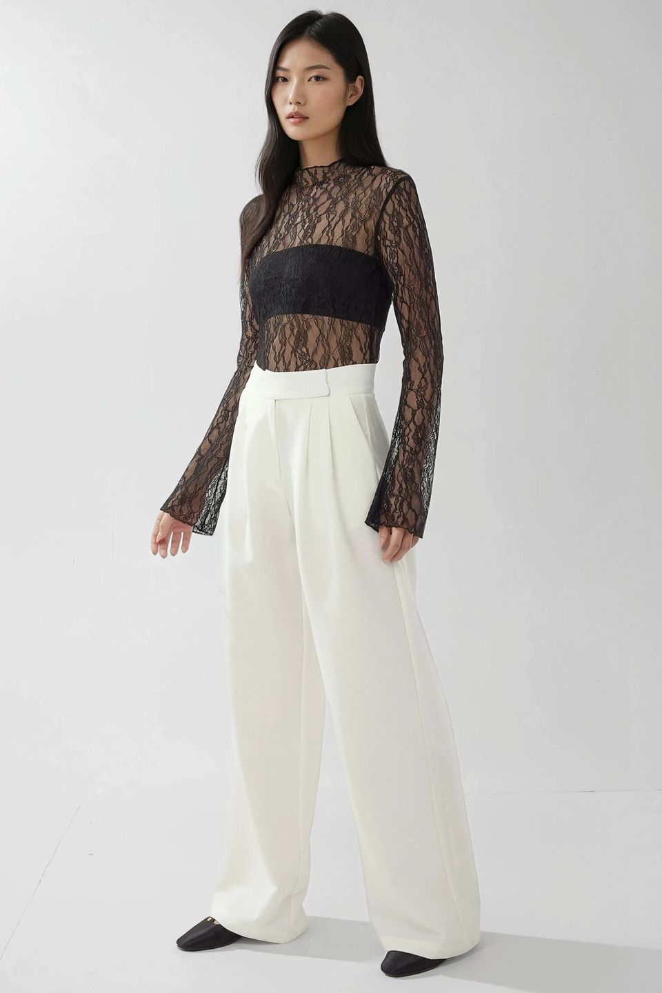 High Waist Wide Leg Palazzo Pants