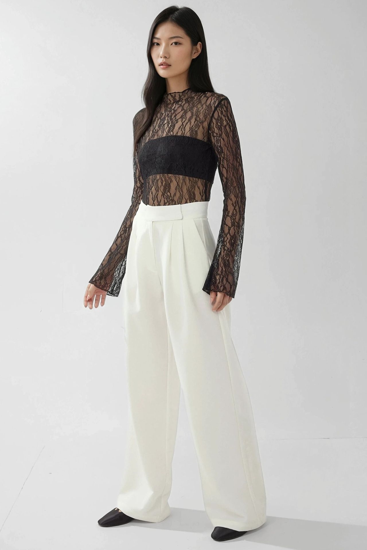 High Waist Wide Leg Palazzo Pants