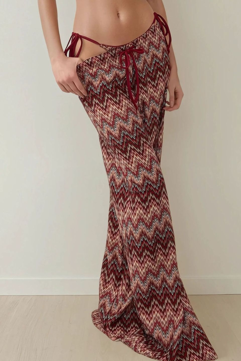 Wide Leg Colourful Knitted Pants