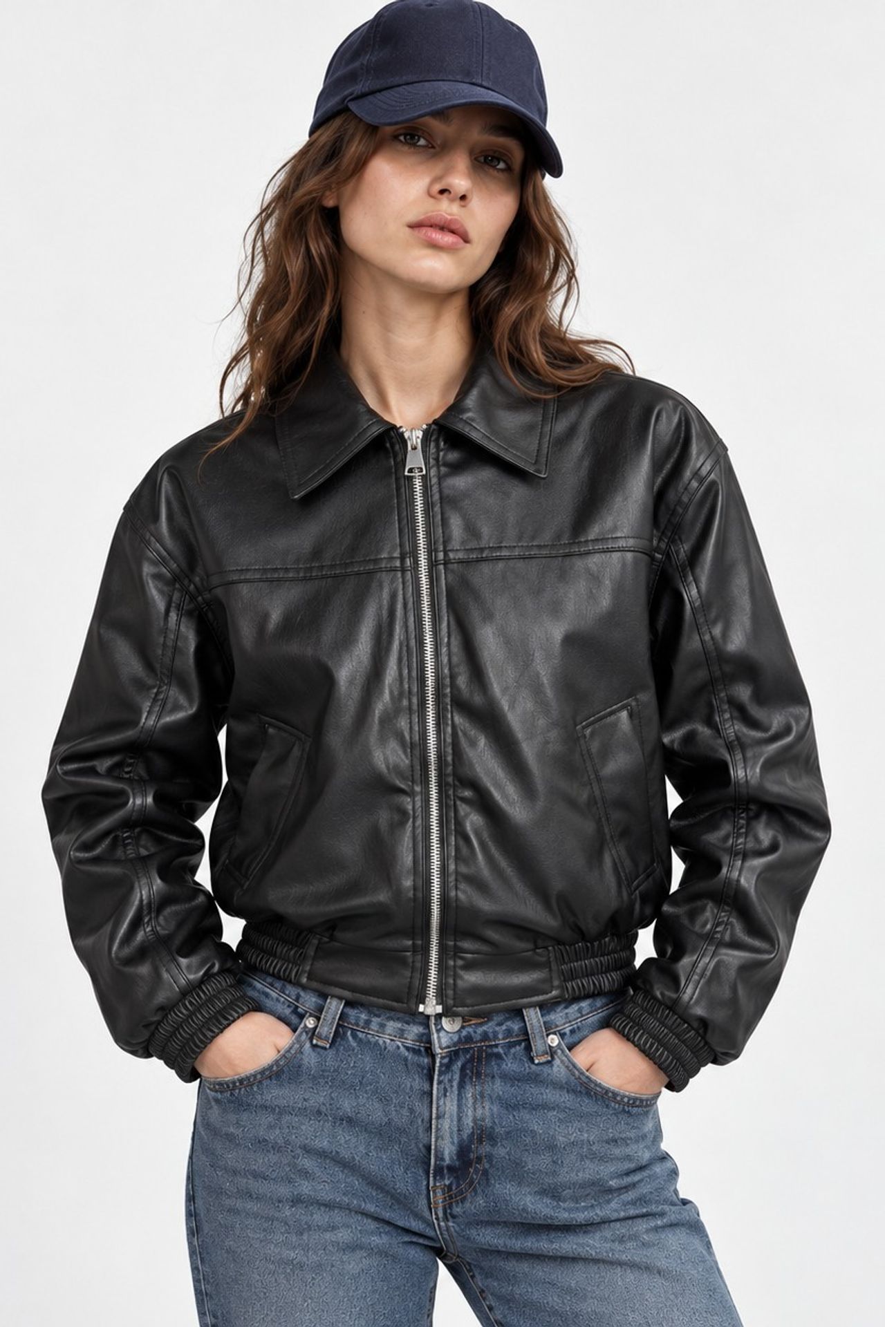 Faux Leather Jacket 2