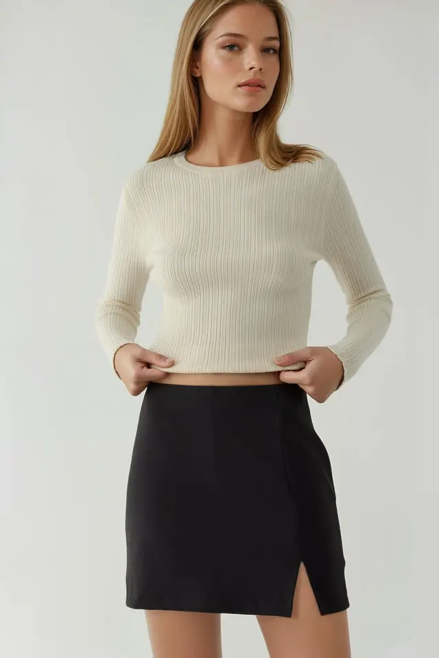 Mini Skorts with Slit