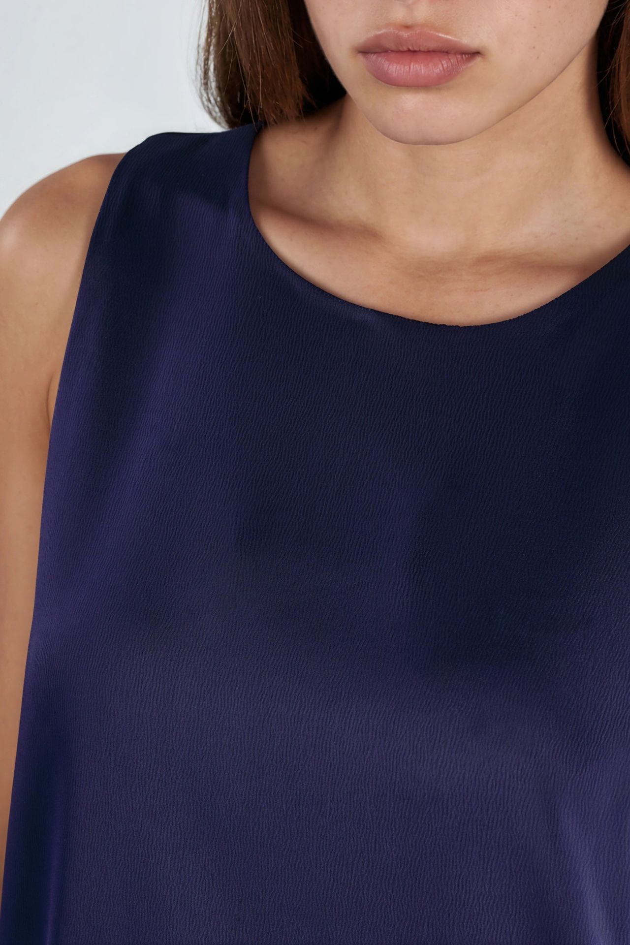 Satin Mini Dress with Lace Detail 5