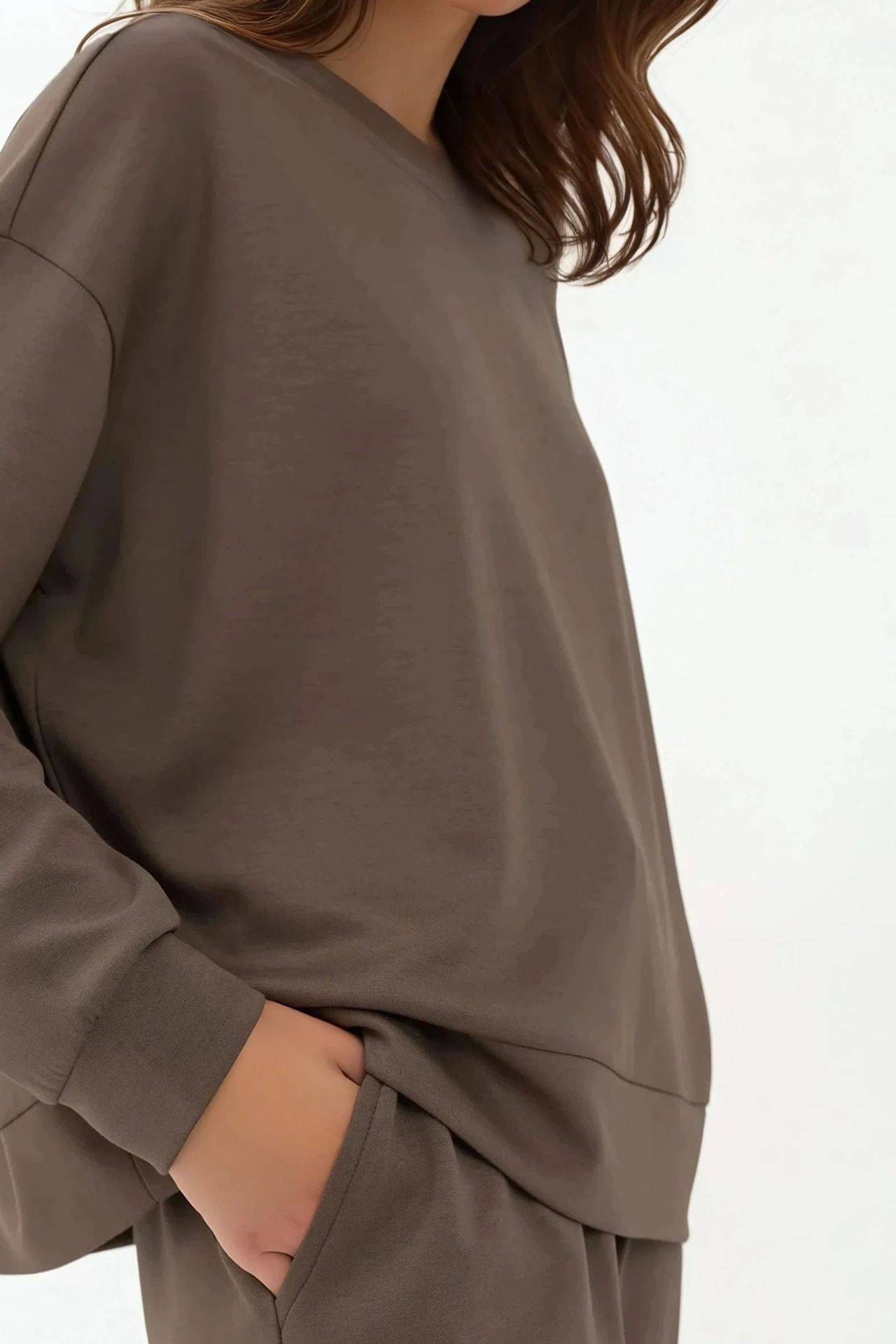 Modal Touch Basic Sweatshirt