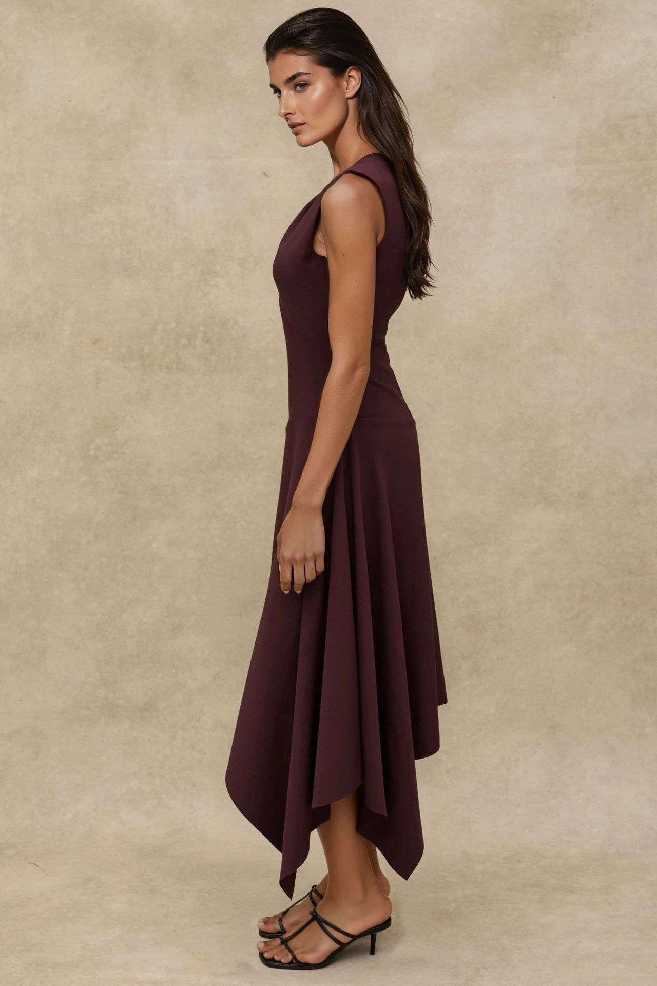 Cut Out Detailed Midi Dress